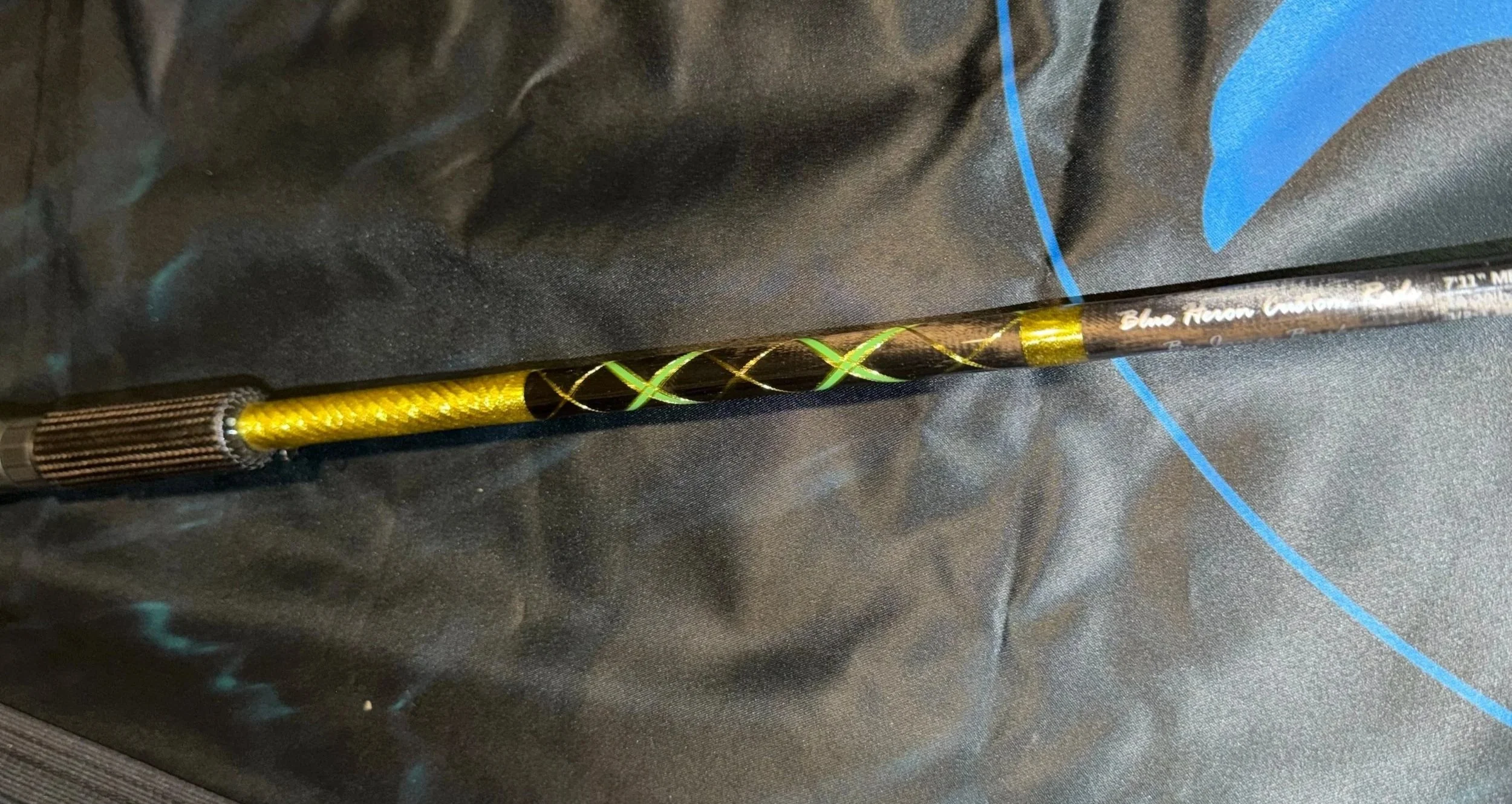 Custom fishing rod built in the PNW pacific northwest at Blue Heron Custom Rods