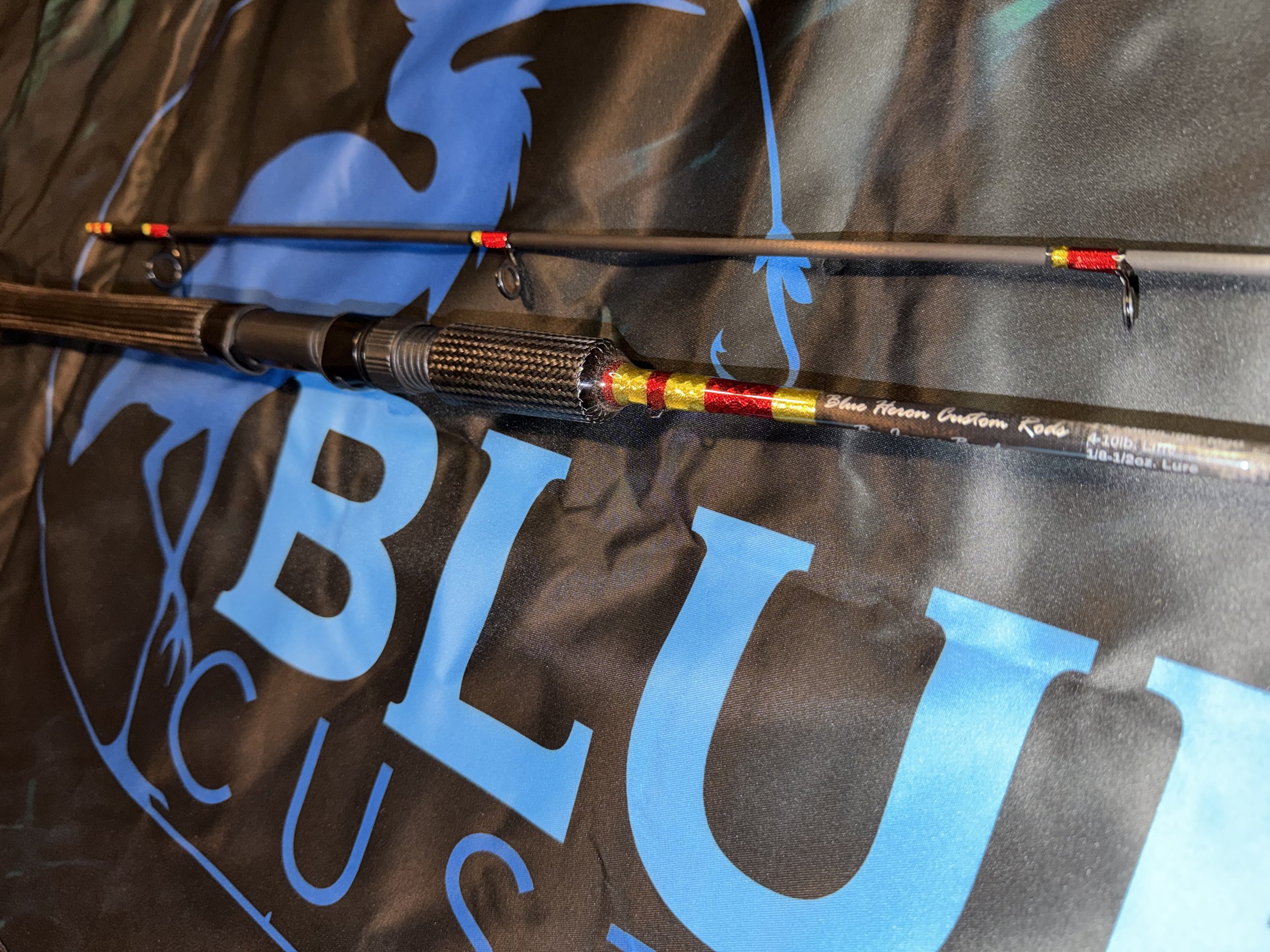 Customer fishing rod built in the PNW pacific northwest at Blue Heron Custom Rods