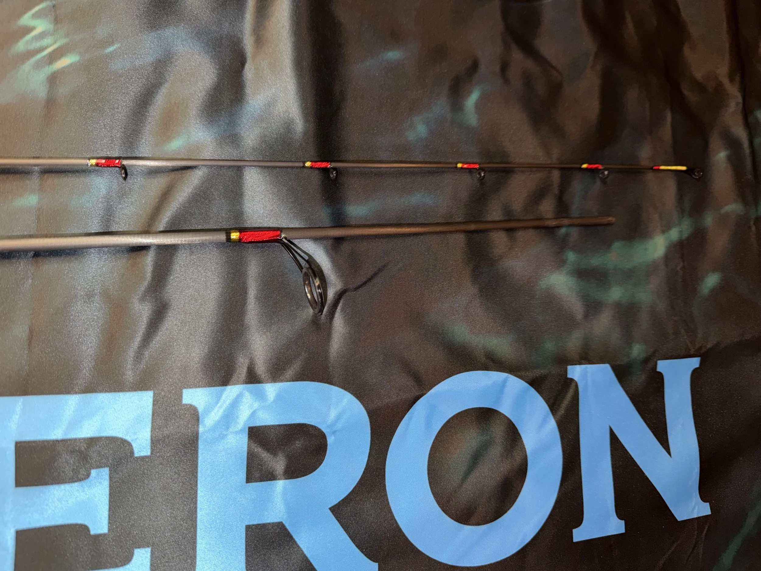 Custom fishing rod built in the PNW pacific northwest at Blue Heron Custom Rods