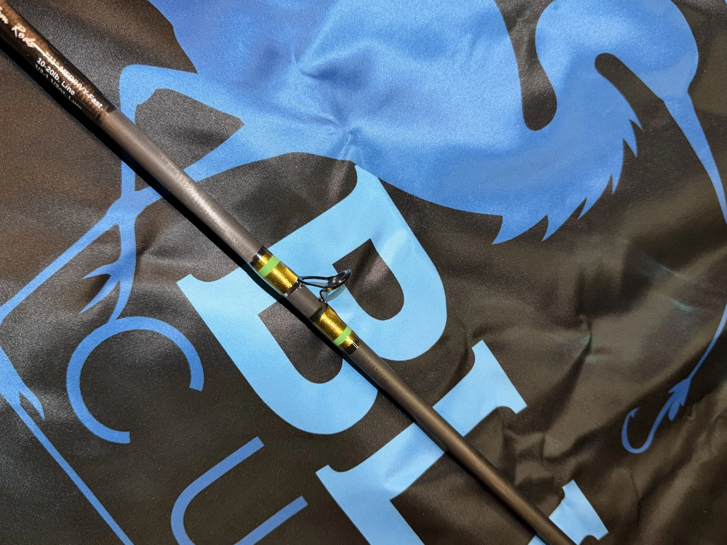 Custom fishing rod built in the PNW pacific northwest at Blue Heron Custom Rods
