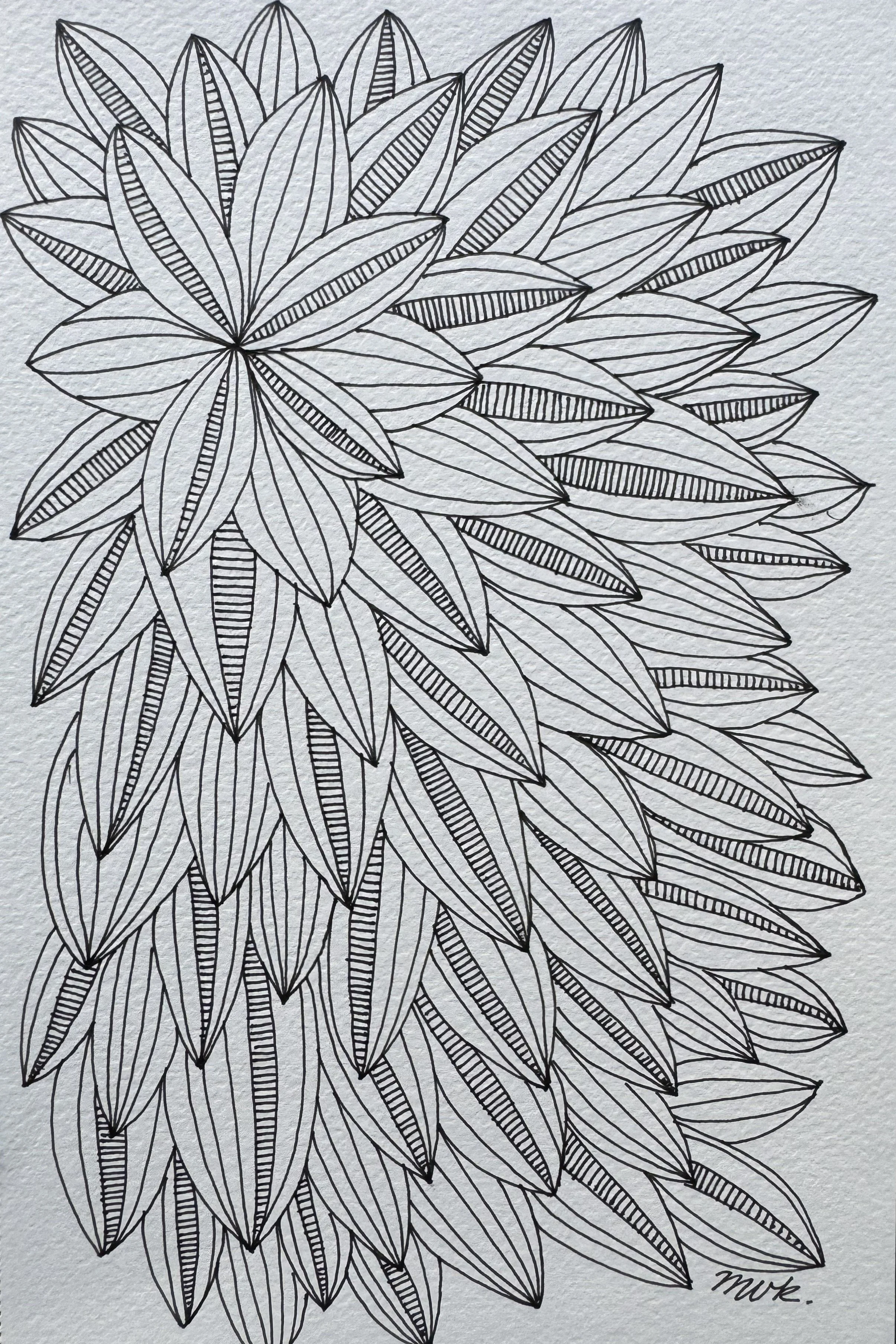 Line Study No. 11 — 2025 — Ink on paper