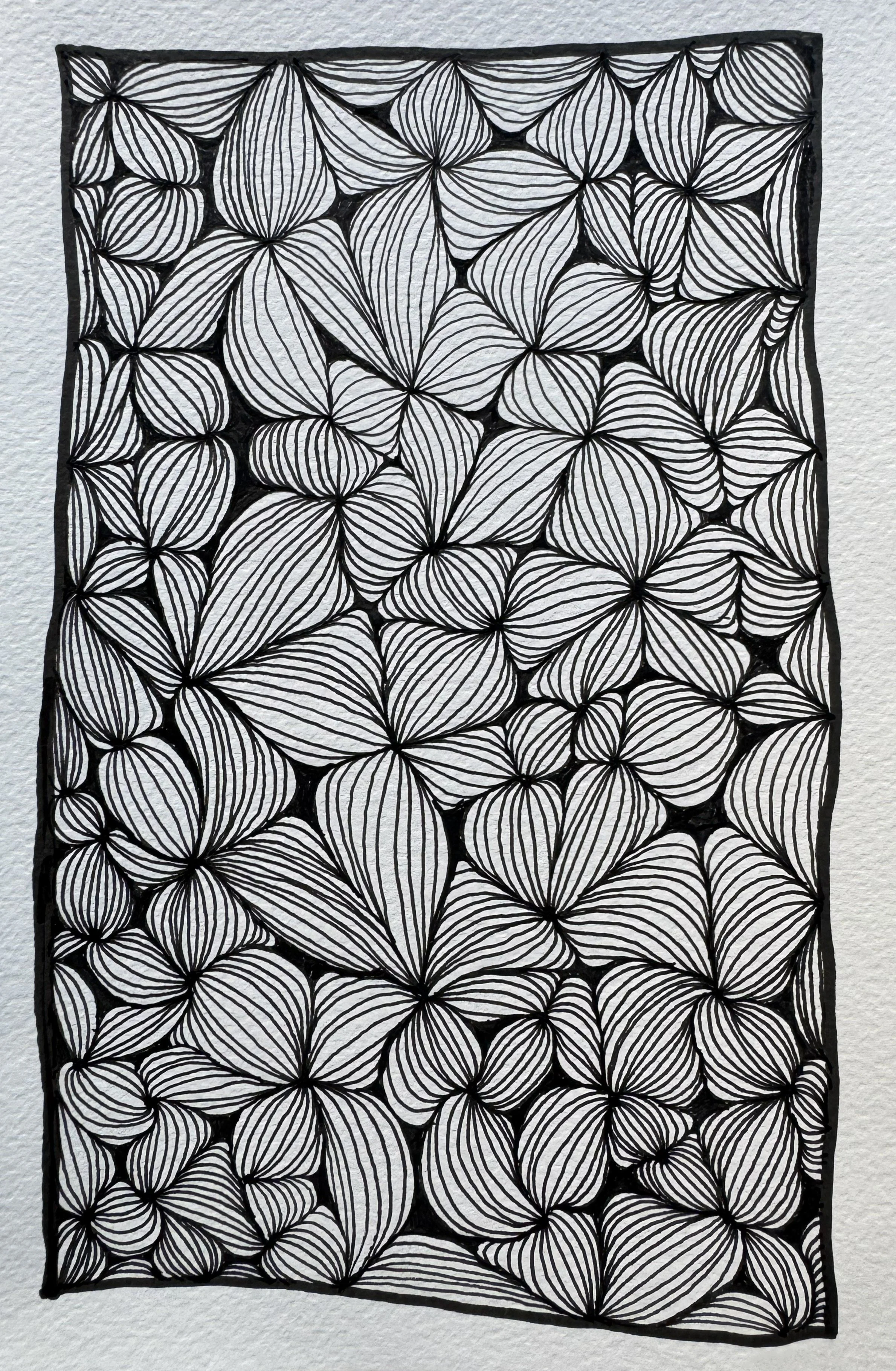 Line Study No. 14 — 2025 — Ink on paper