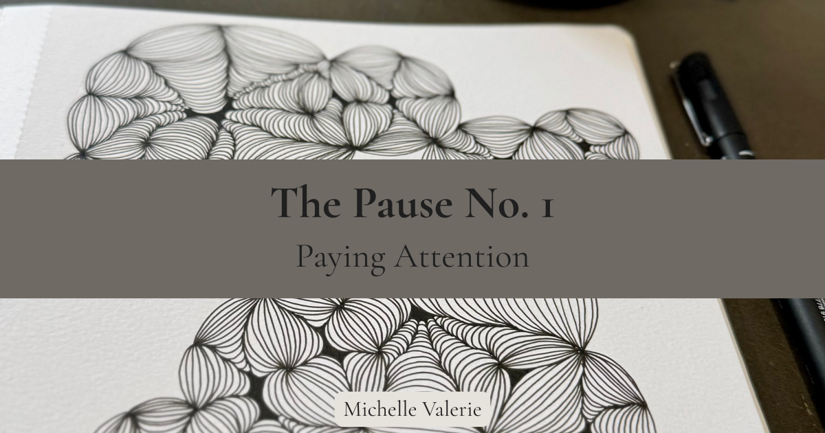 The Pause No. 1: Paying Attention