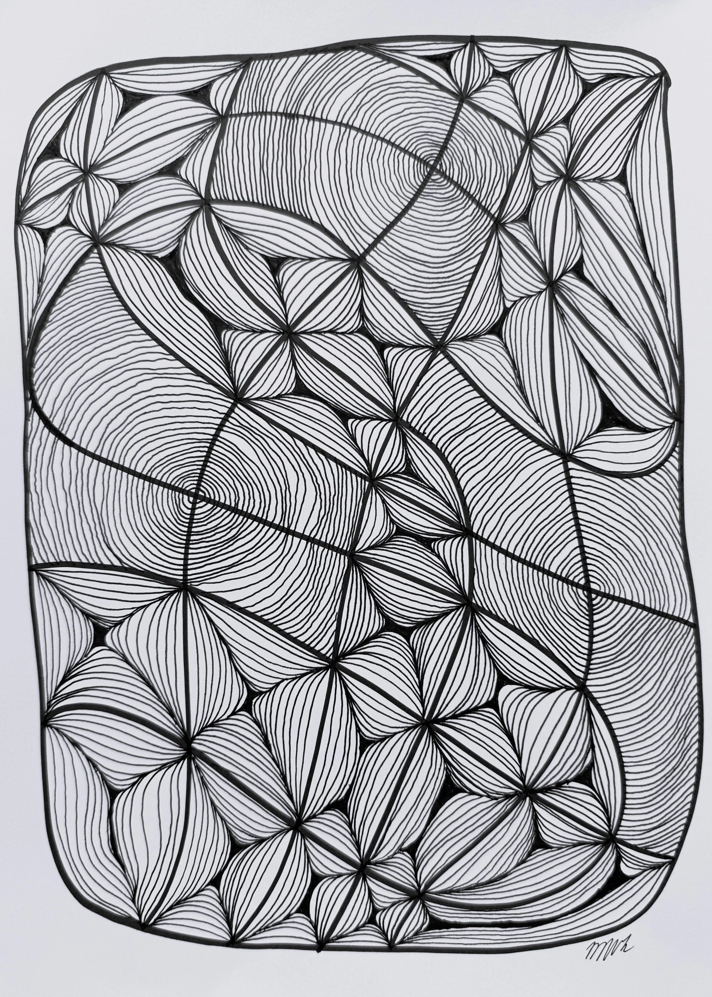 Line Study No. 09 — 2024 — Ink on paper