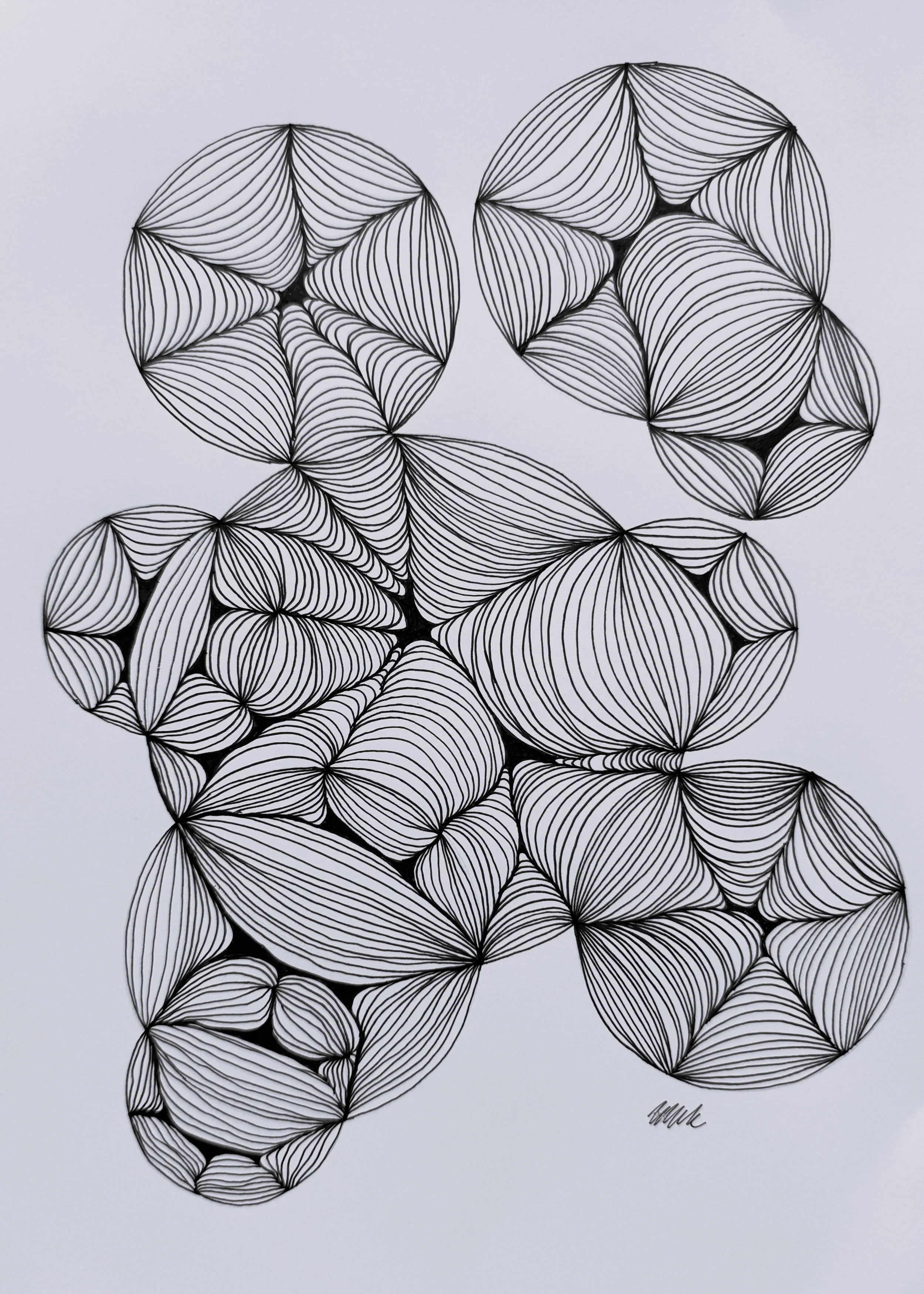 Line Study No. 35 — 2026 — Ink on paper