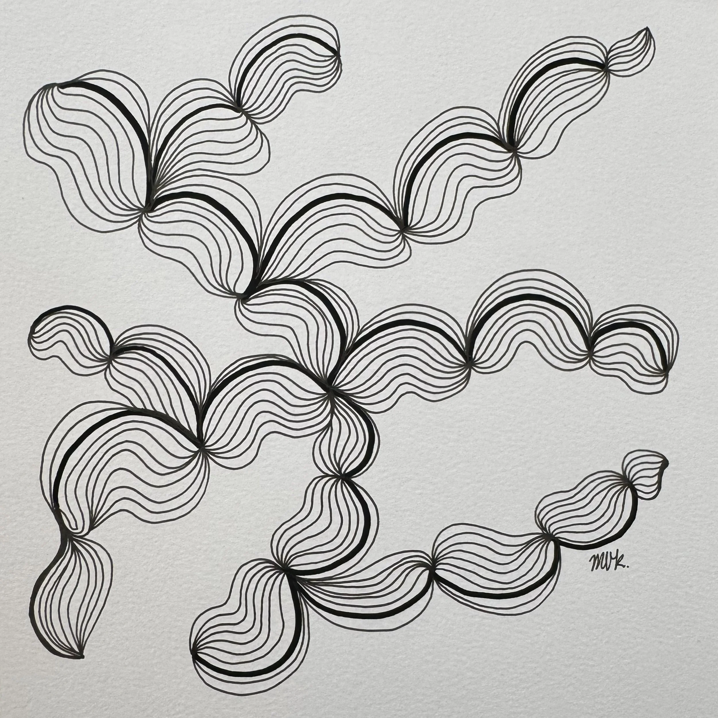 Line Study No. 27 — 2026 — Ink on paper