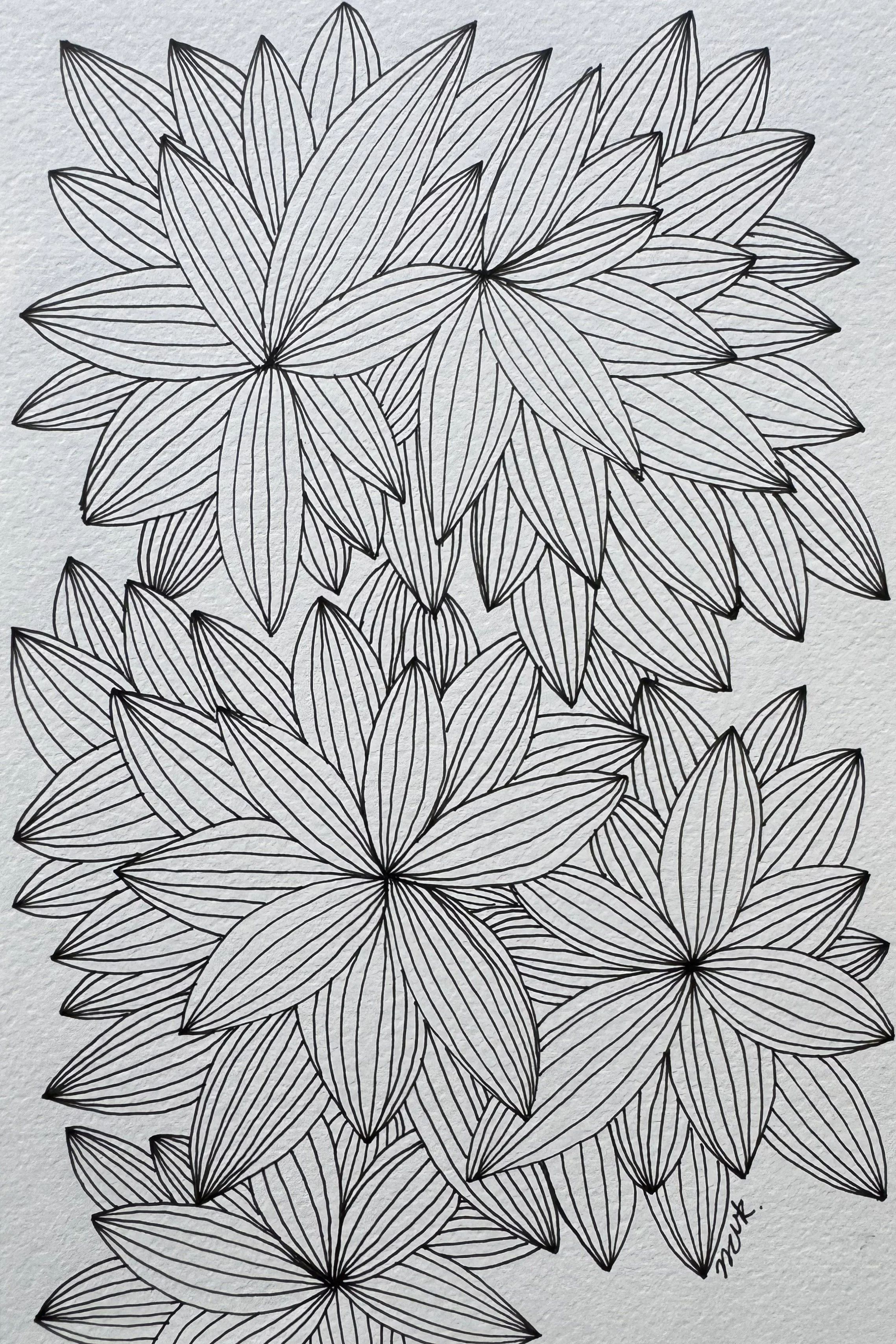 Line Study No. 10 — 2025 — Ink on paper