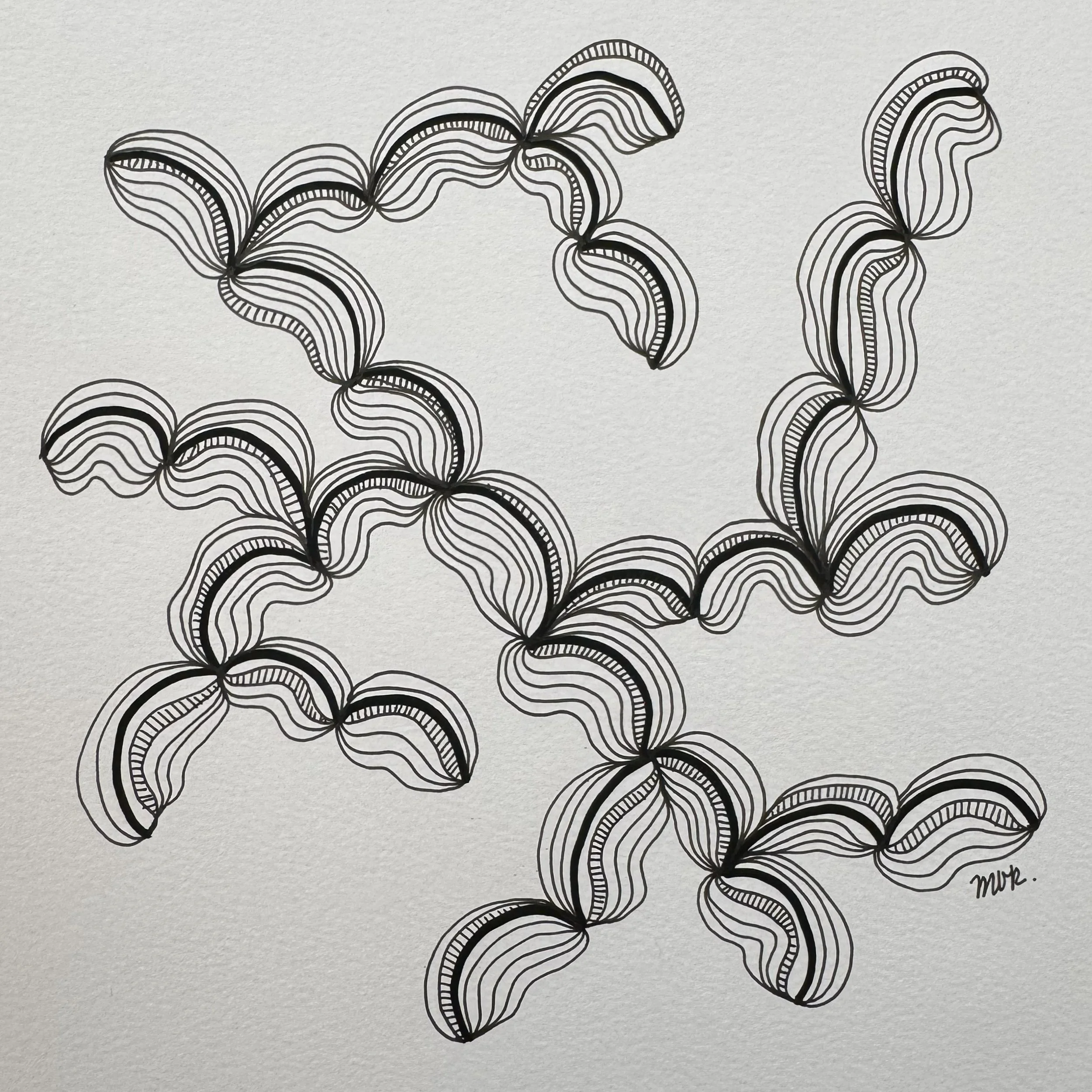 Line Study No. 26 — 2026 — Ink on paper