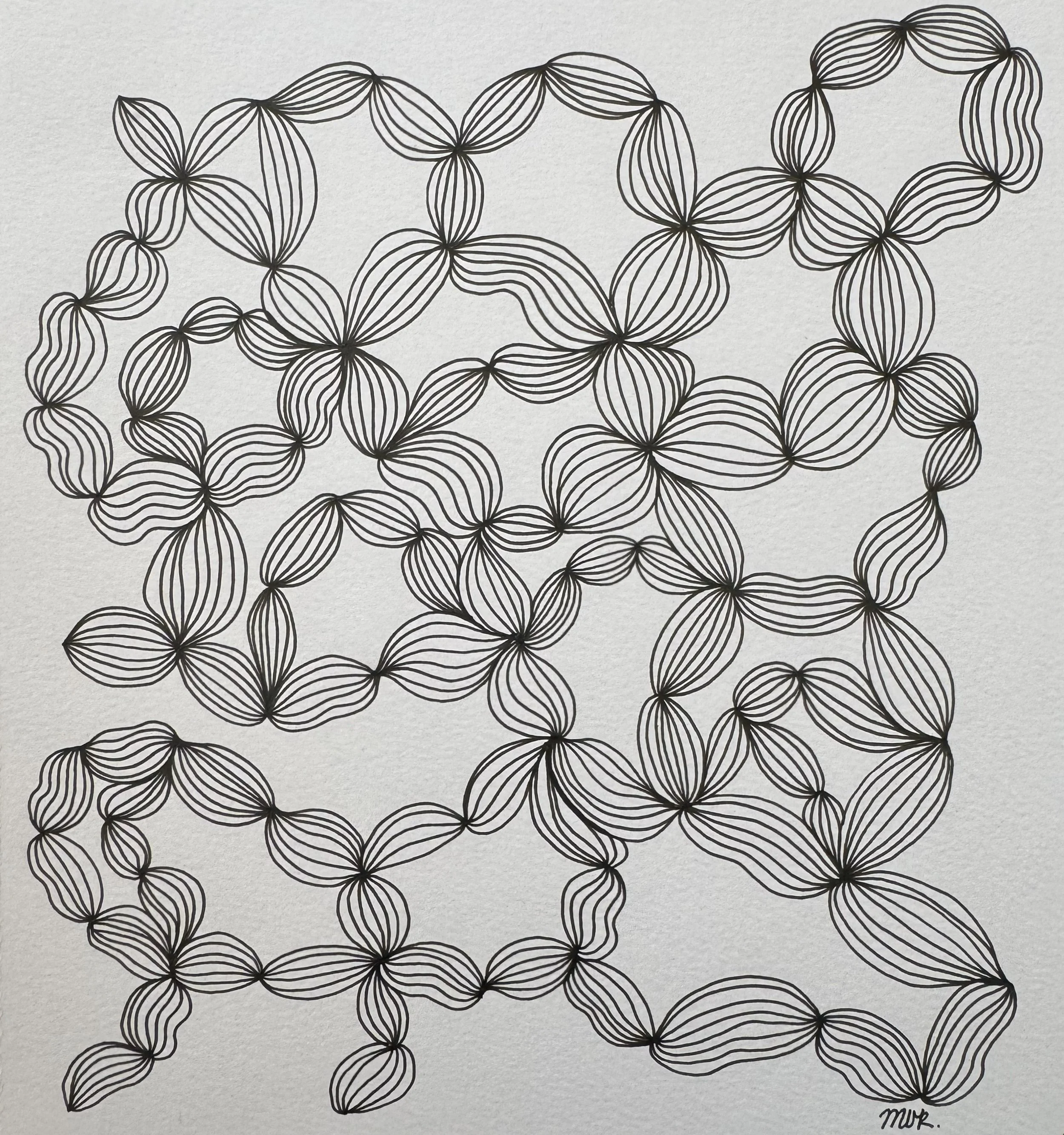 Line Study No. 31 — 2026 — Ink on paper