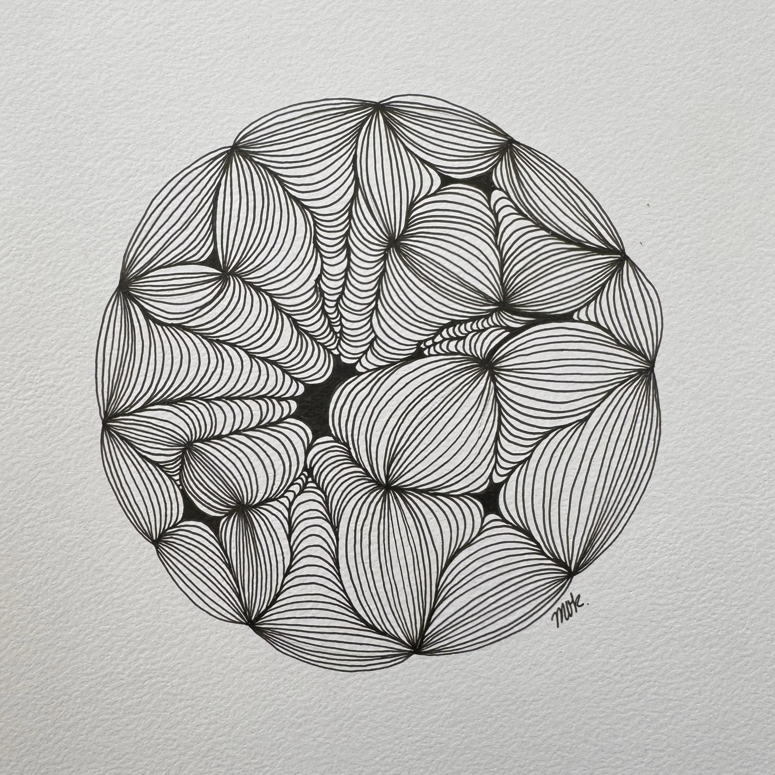 Line Study No. 32 — 2026 — Ink on paper