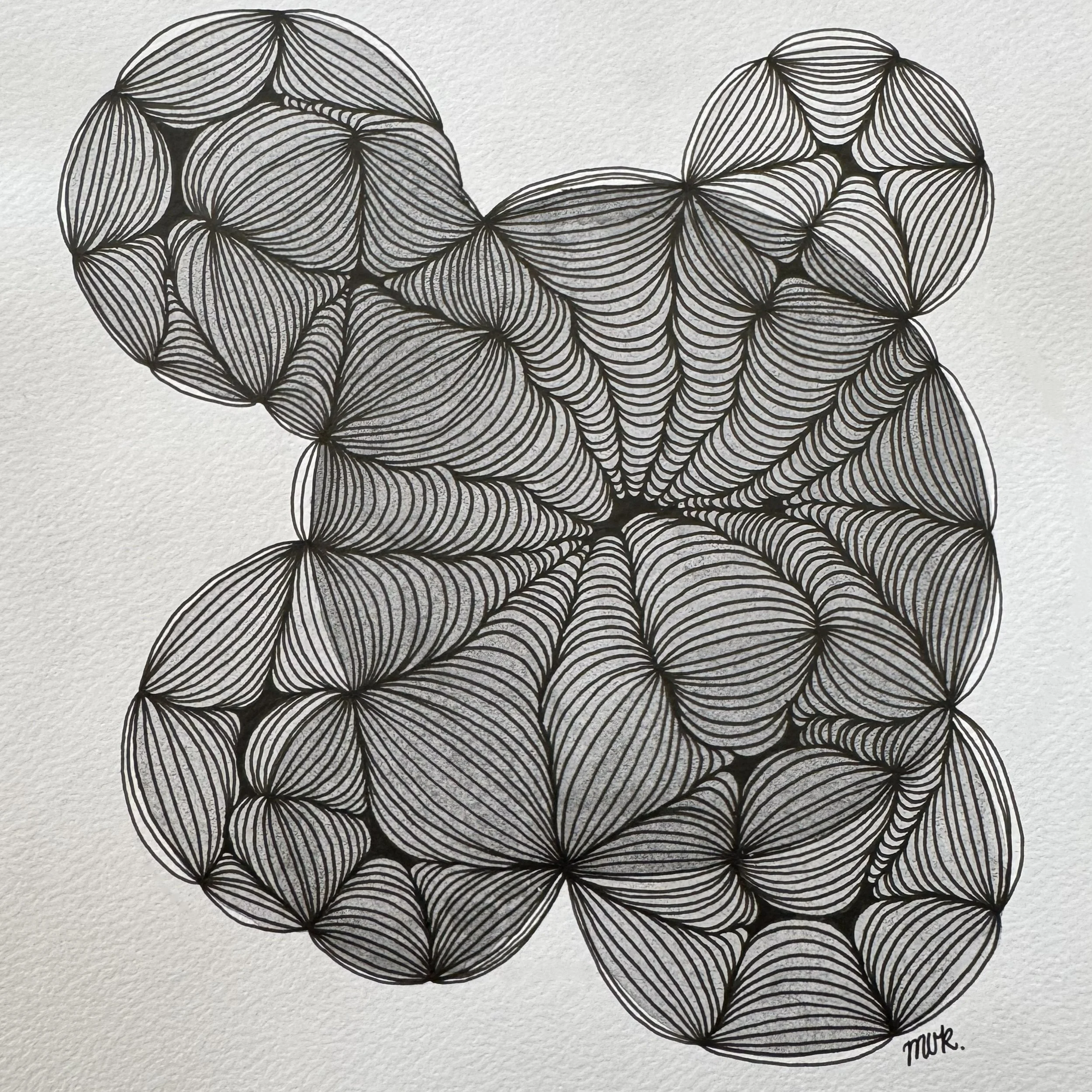 Wash Study No. 07 — 2026 — Ink & watercolour on paper