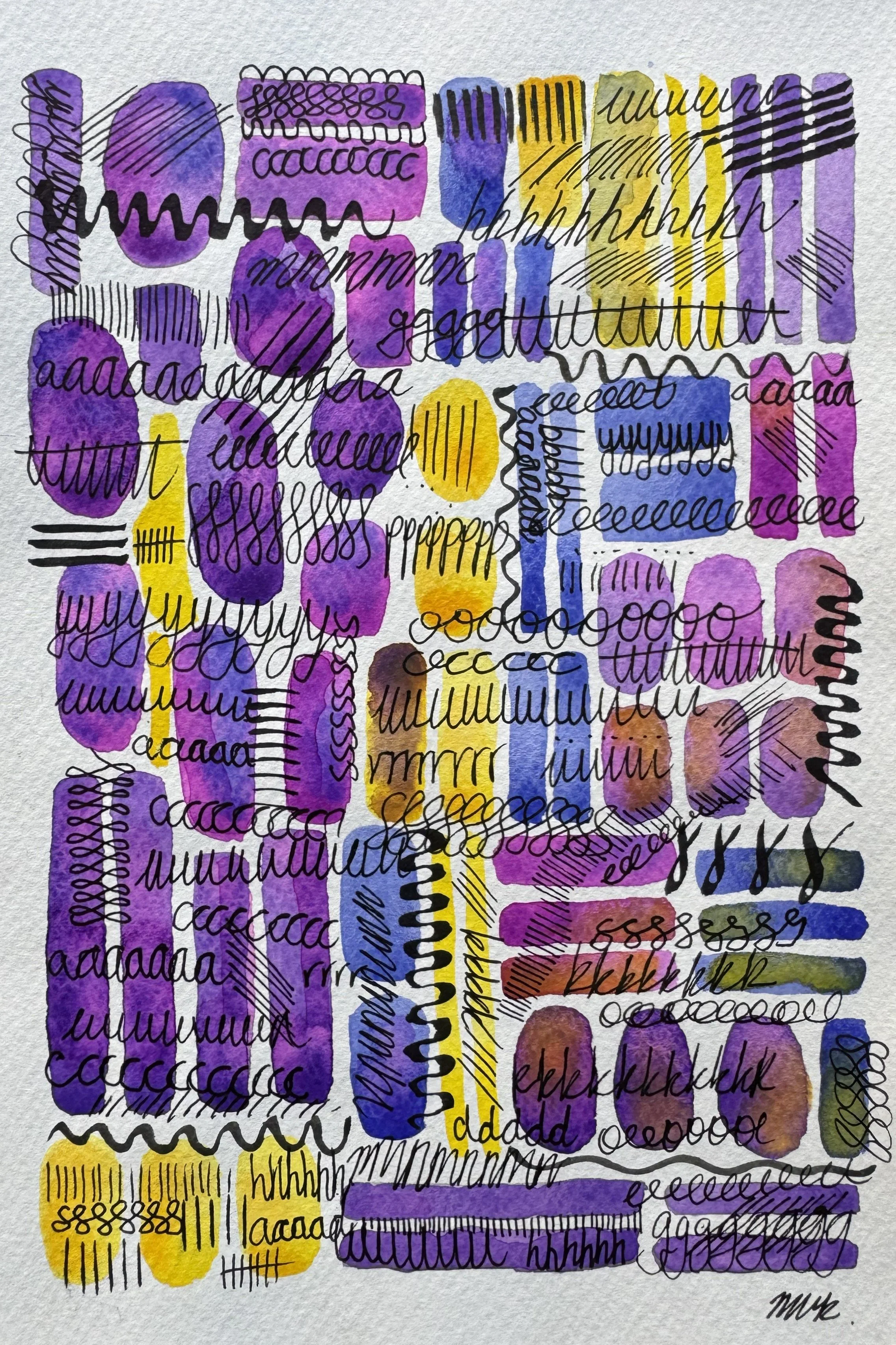 Wash Study No. 03 — 2024 — Ink & watercolour on paper