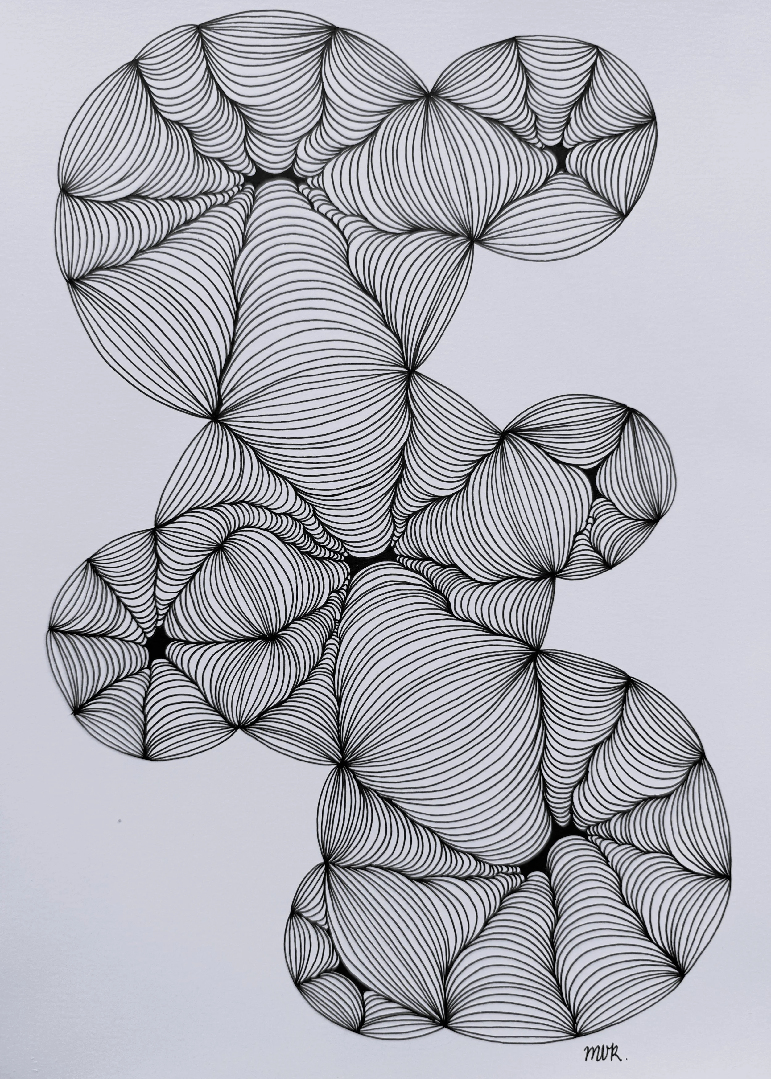 Line Study No. 29 — 2026 — Ink on paper