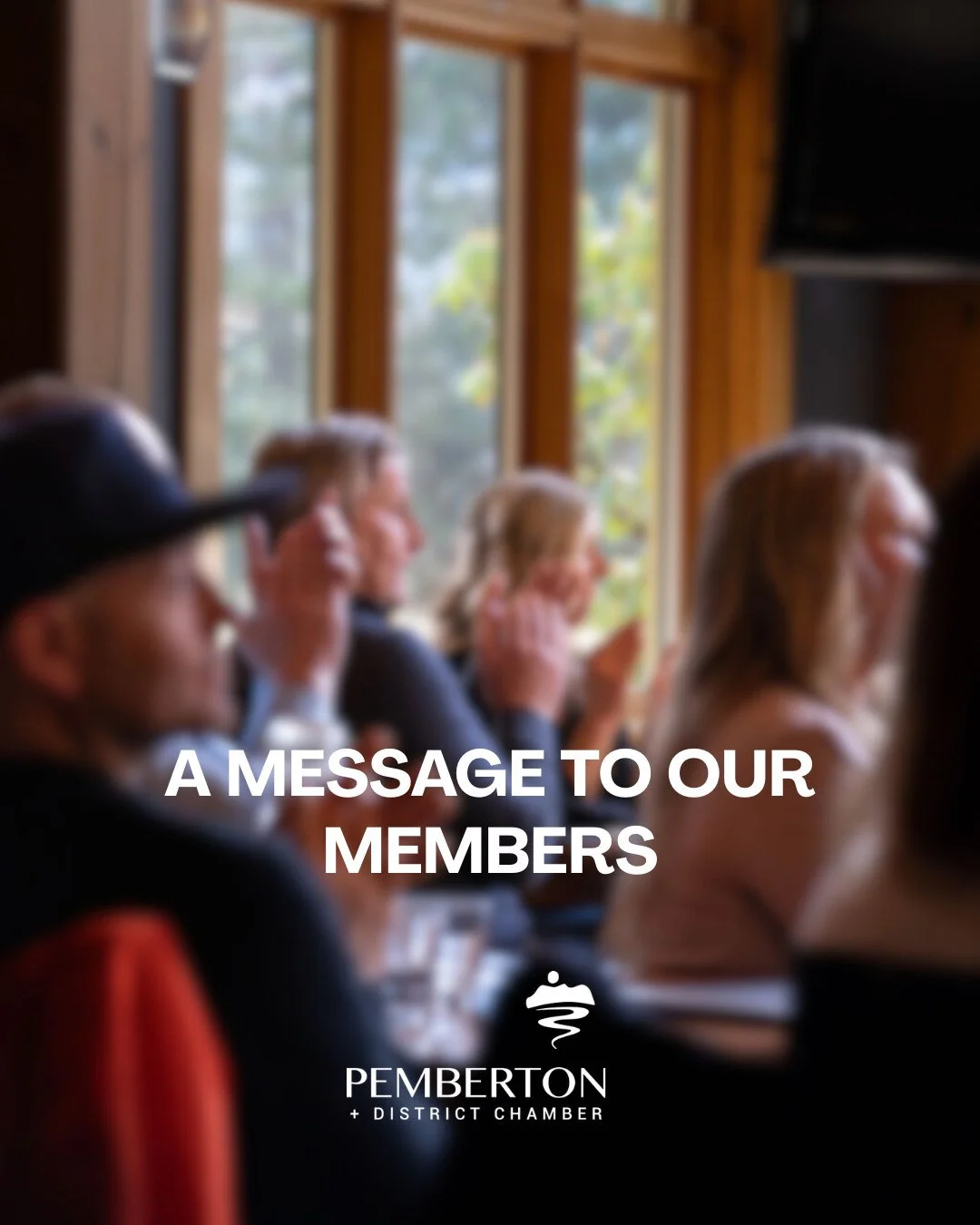 A Message to Our Members:

The Pemberton &amp; District Chamber of Commerce would like to apologize for the lack of communication regarding the cancellation of our Advocacy Roundtable on June 4th.

Based on the RSVP numbers we had received, we believ