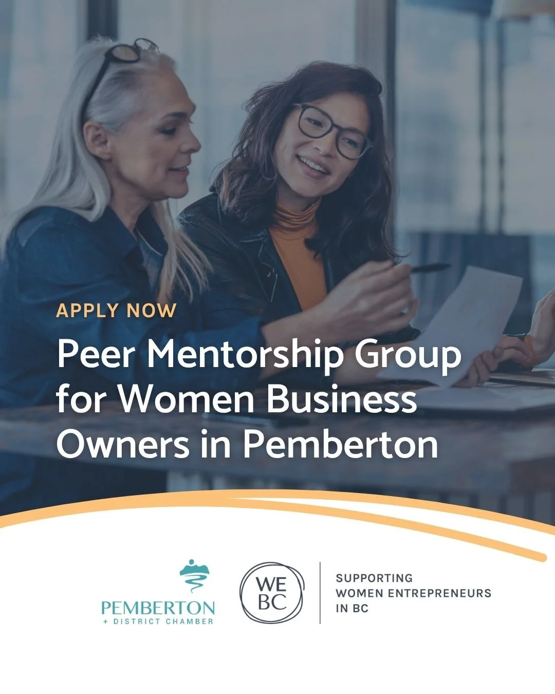 Are you a woman business owner who would like to connect with others who understand your business joys and challenges? 

@TheWeBC and Pemberton &amp; District Chamber of Commerce are bringing #mentoring for #womenentrepreneurs to Pemberton. In a Peer