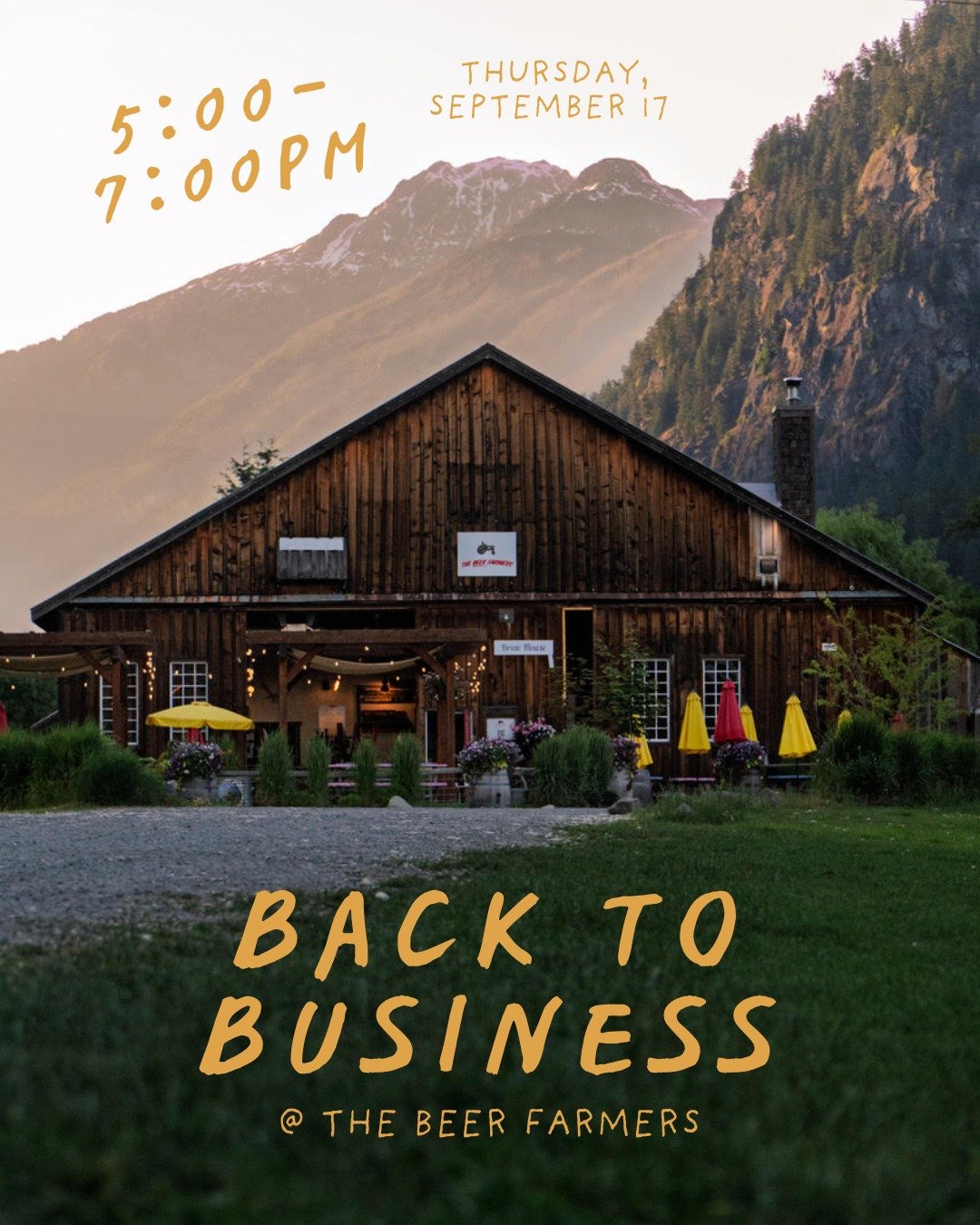 Social Mixer Alert!

Now that the summer festivities are coming to an end, it's time to get Back to Business!

Meet at The Beer Farmers on September 17th at 5-7 pm for a casual social mixer.

Have a beer, network and connect with local businesses. We