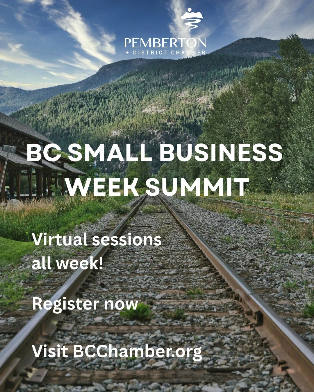 Happy Small Business Week! 

The BC Chamber&rsquo;s Small Business Week Summit is back with free virtual sessions designed to support you from October 19 to 23.

Please visit 2026sbwsummit.eventbrite.ca to register.