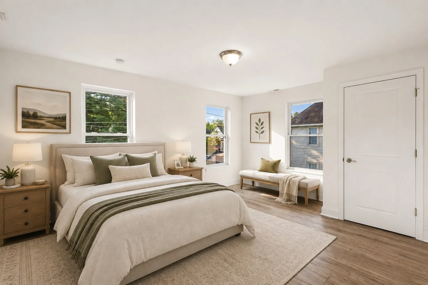 Same space. Different vision.  Helps buyers see the potential #njrealtor #njrealestate #njrealestate #realestatephotography