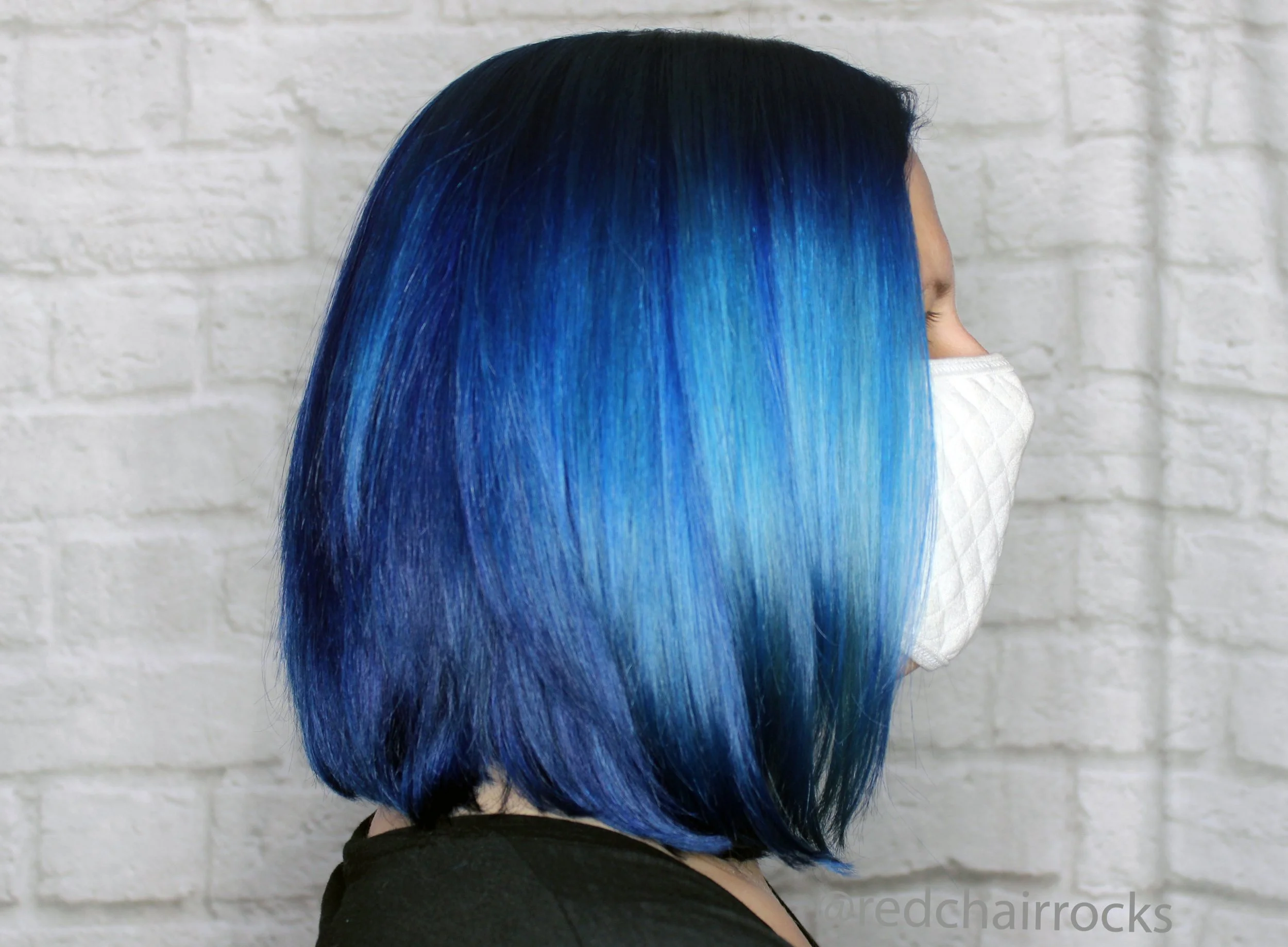 High-Contrast Vivid Hair Color and Custom Fashion Tones