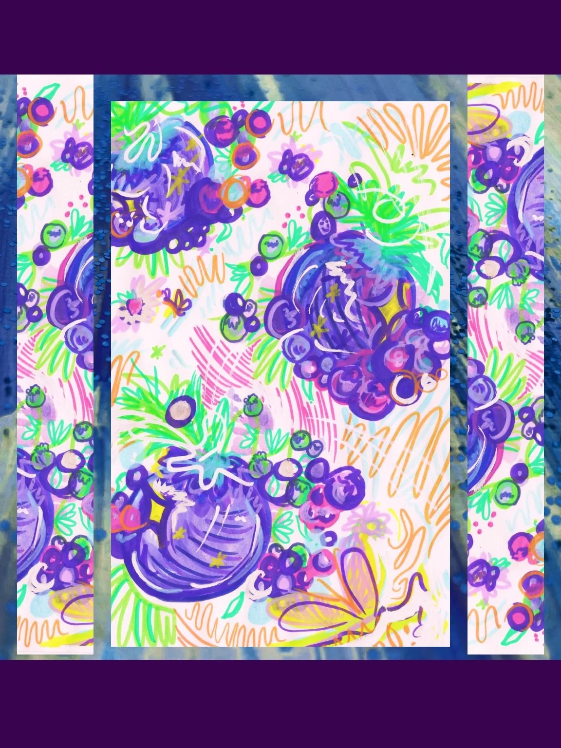 Color and multi-texture lover 🦋✨🫐⭐️🧚🏼&zwj;♂️🎨 #illustrator #draweveryday #textile #patterns #fineartist