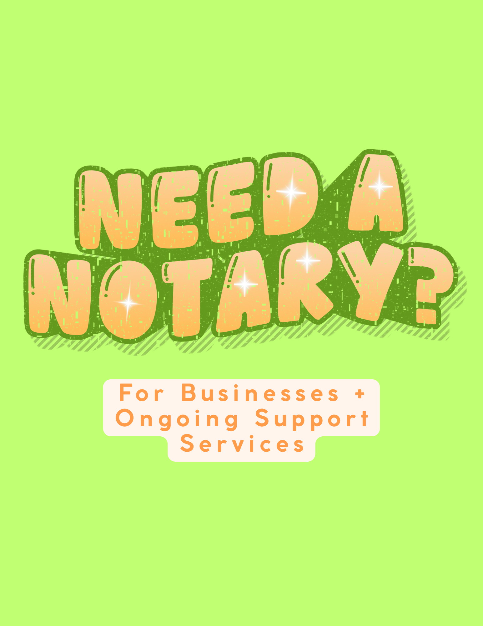 Ongoing Support - Notary Services