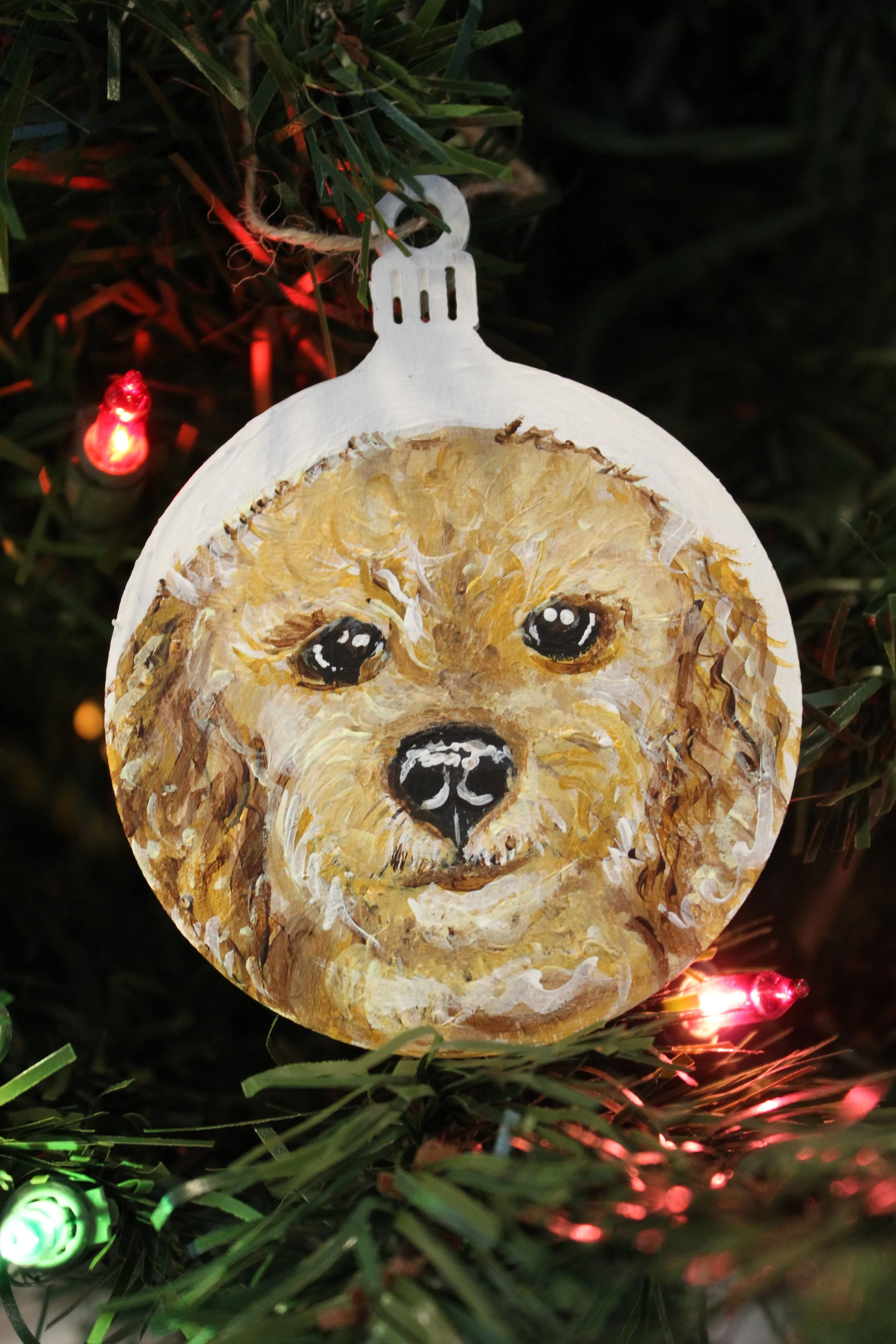Custom Wooden Hand-Painted Ornament - Custom Christmas Ornament 2026