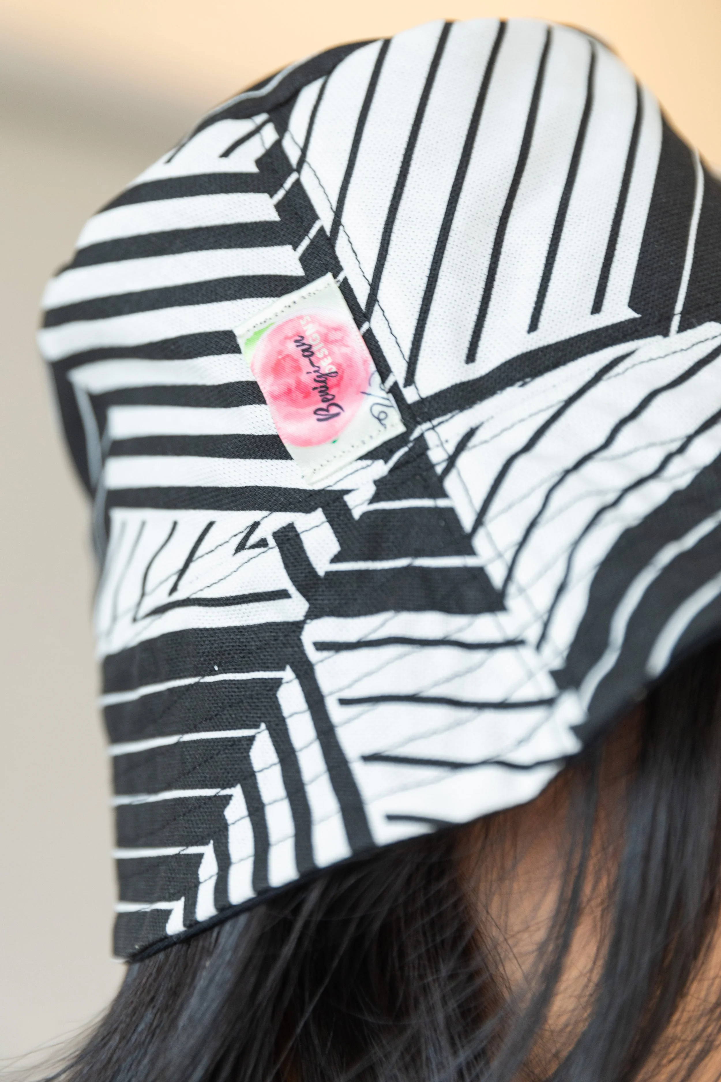 Black and White Bucket Hat