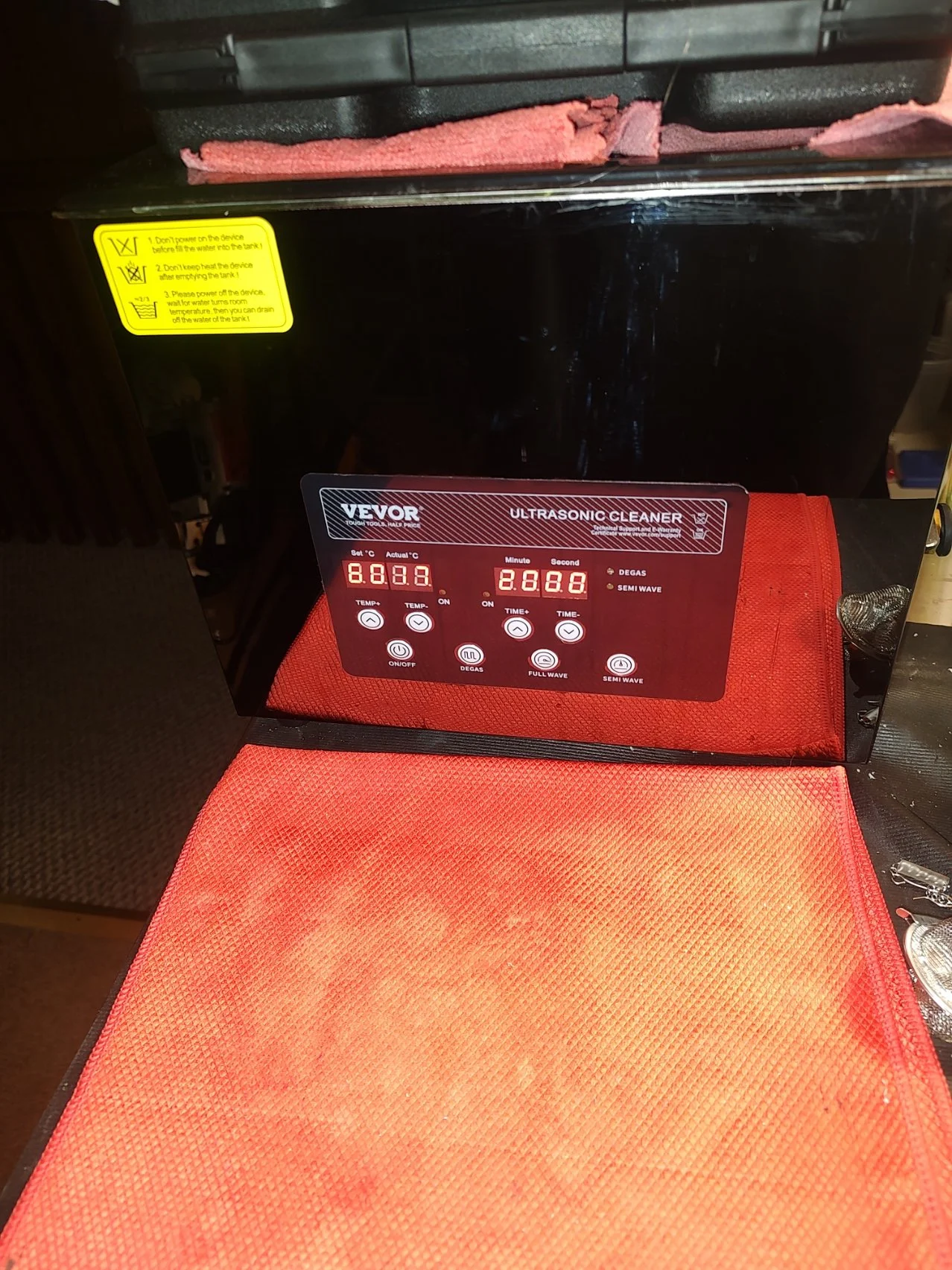 Gun Cleaning we offer a 2 step cleaning starting with 20 minutes in an vevor ultrasonic cleaner followed by a complete hand cleaning then a full oil of the firearm