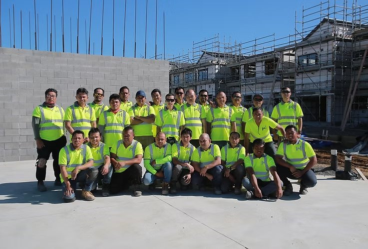 WCG Carpentry Team executing timber framing for an Auckland residential, industrial and commercial project.