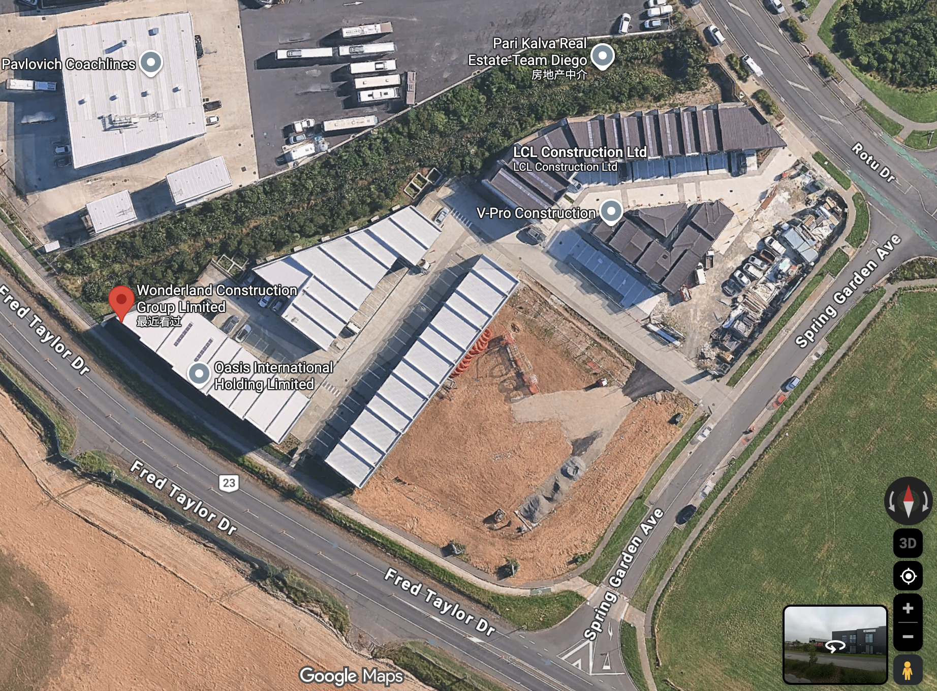 Map of WCG office at 18/4 Spring Garden Ave, Westgate, Auckland, NZ