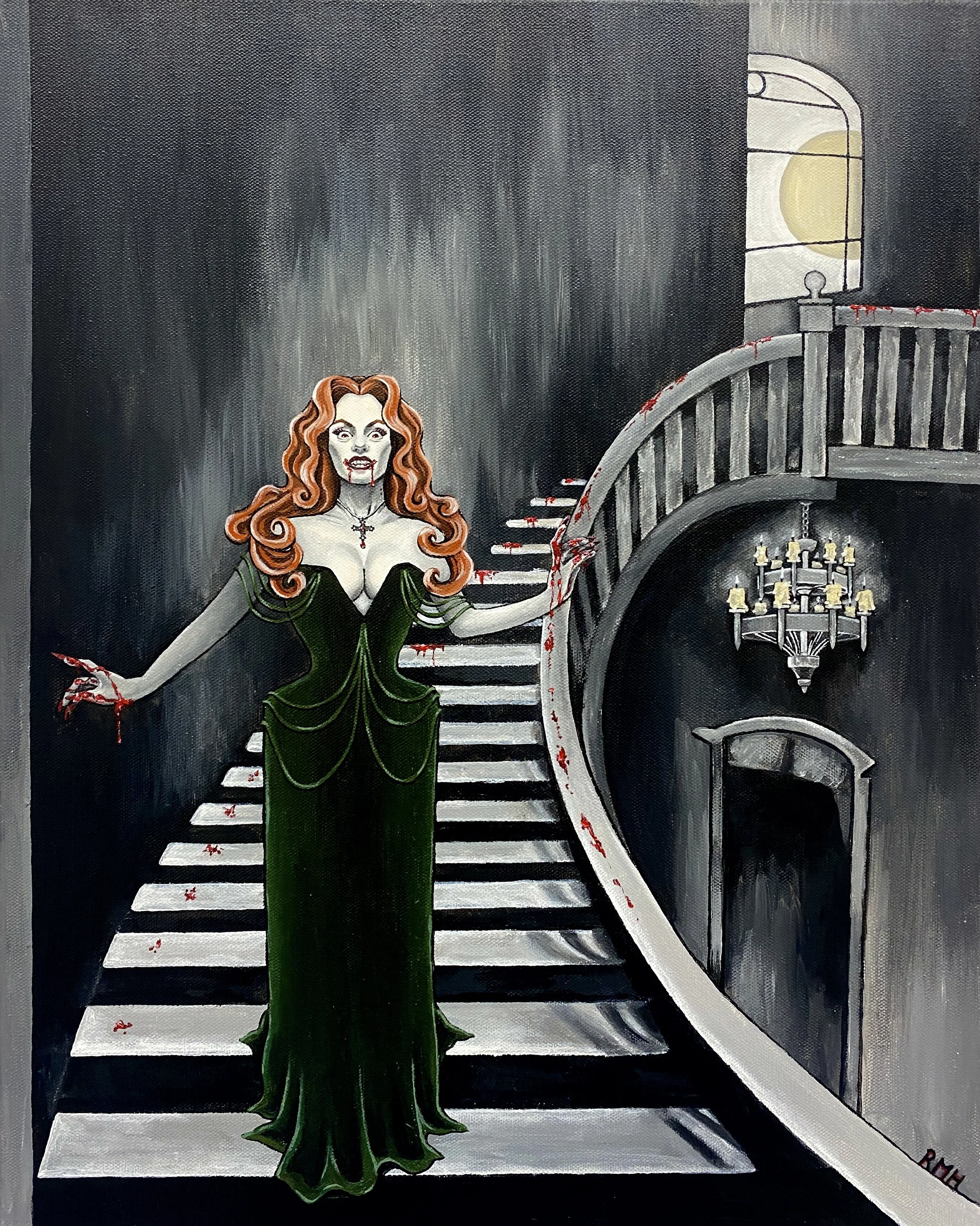 HUNTERS MOON: THE BAOBHAN SITH (2022) 
Acrylic 16x20 in