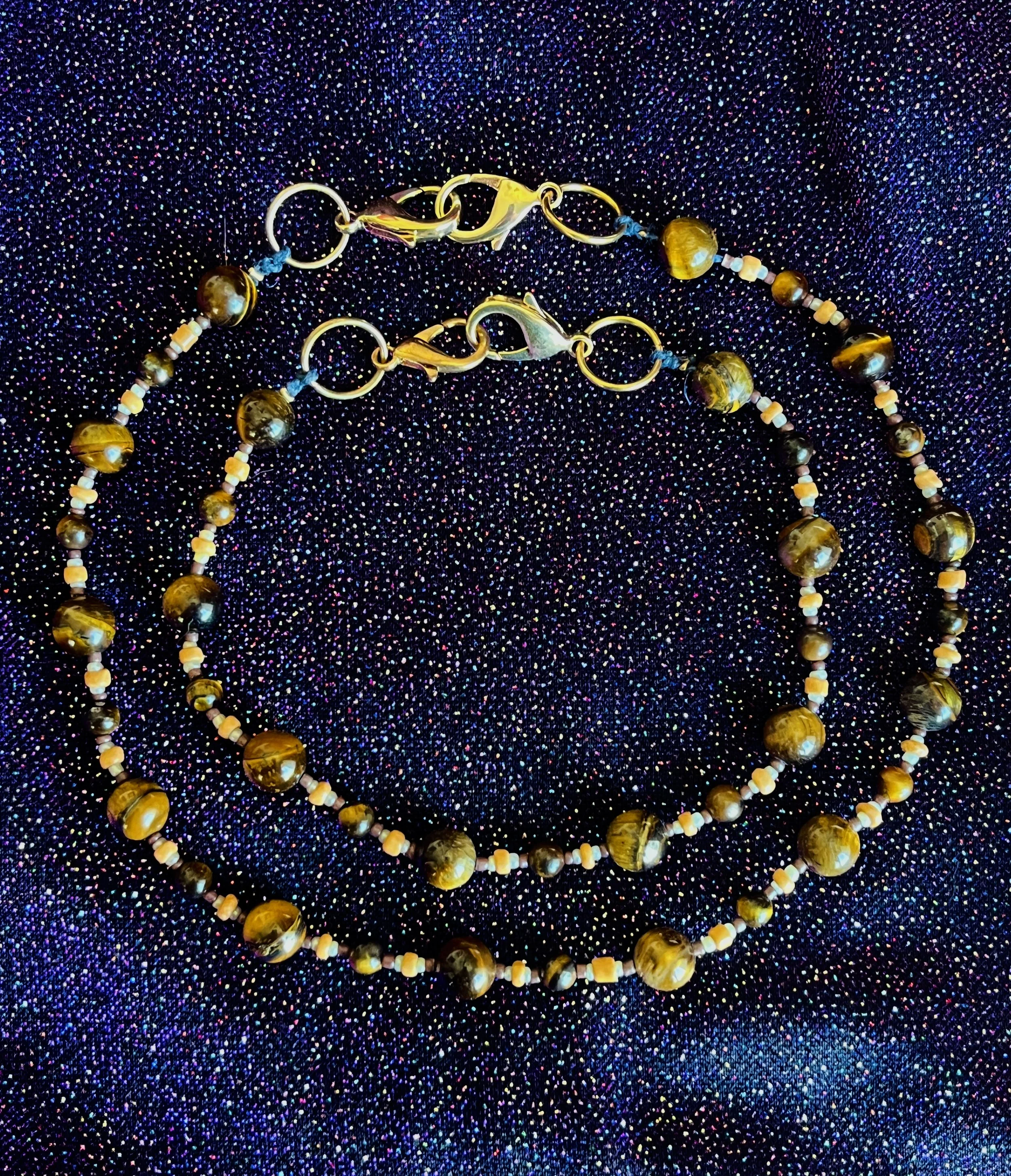 Tiger's Eye Belt Chains