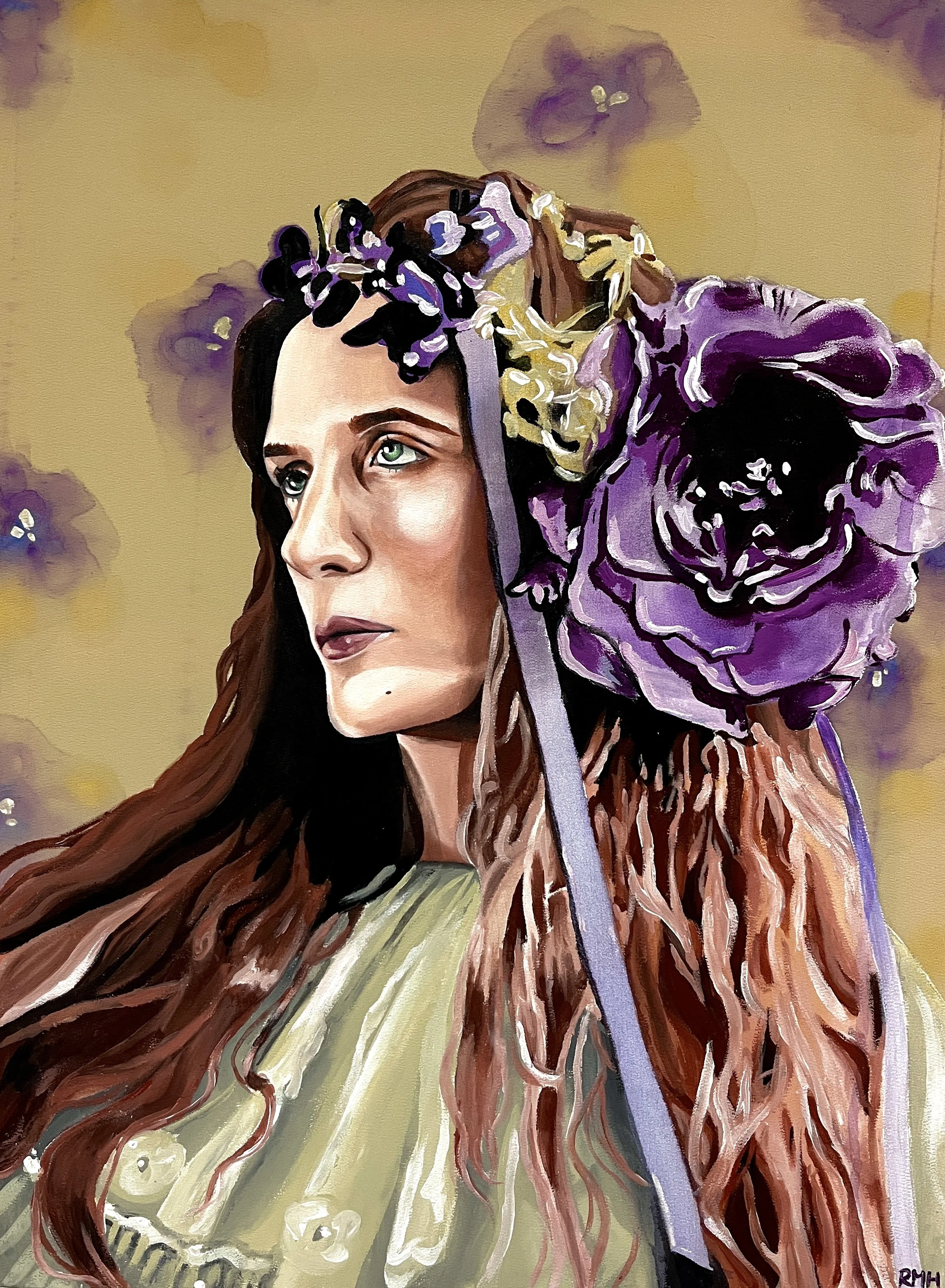 Music Heals: Everything I Thought I Knew, Has Fallen Out Of View (2023)
Acrylic on Stretched Fabric
18x24 in