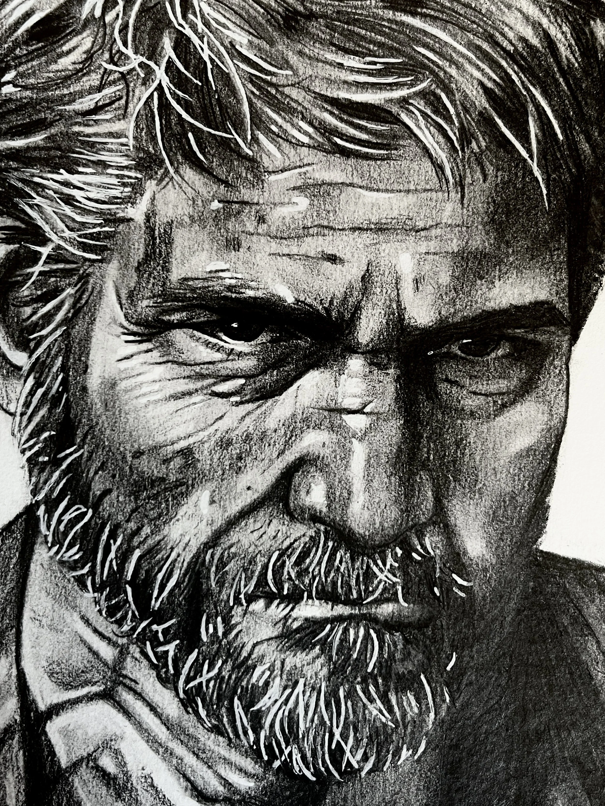 Joel Miller (2024)
Graphite Pencil & Pens
5.5x8.5 in