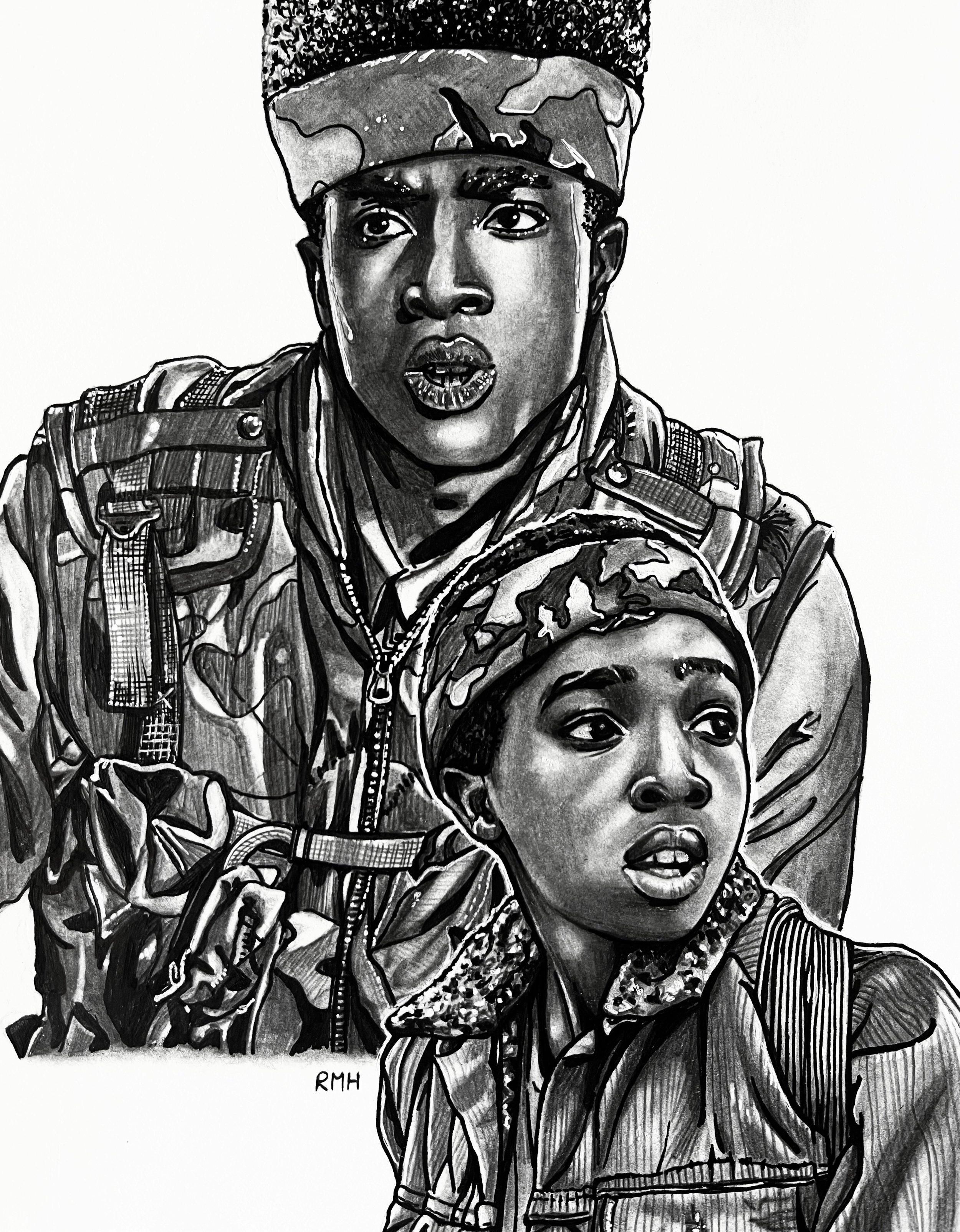 Gift: Lucas Sinclair (2026)
Graphite Pencil & Pens