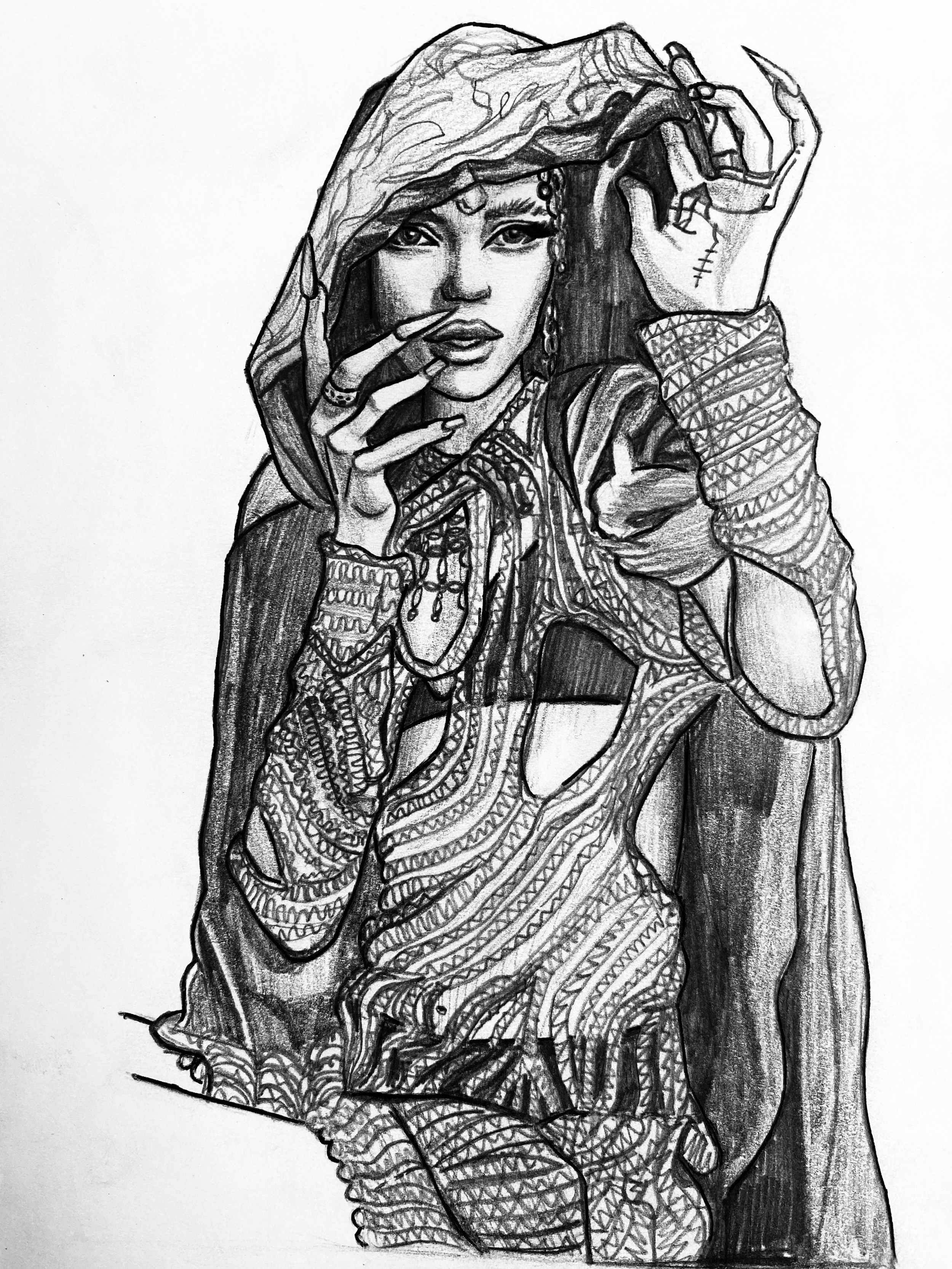 Genesis (2022)
Graphite Pencil & Pens
5.5x8.5 in