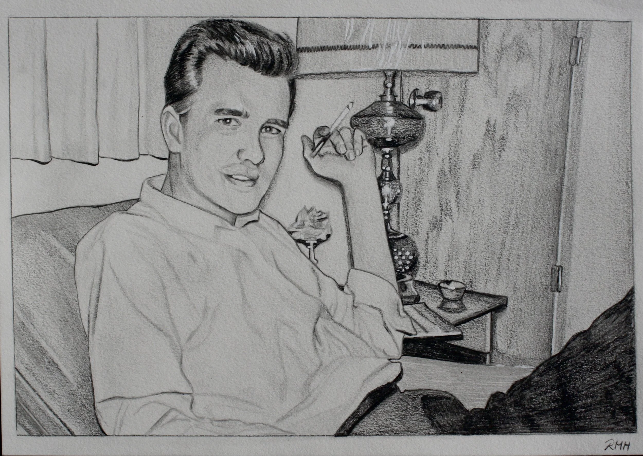 Commission: Grandpa Throwback (2022)
Graphite Pencil & Pens