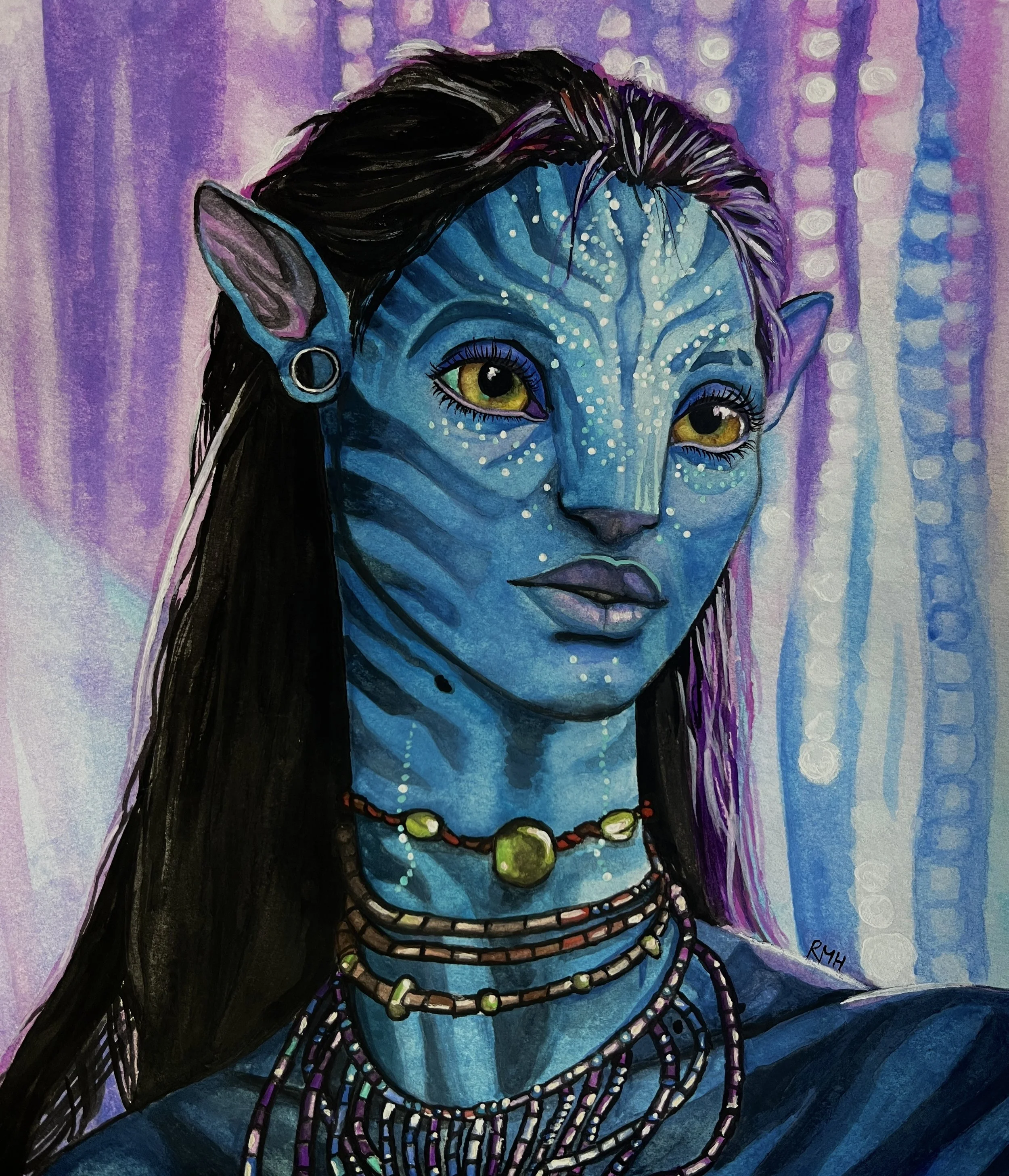 Gift: Neytiri (2024)
Watercolor & Pens