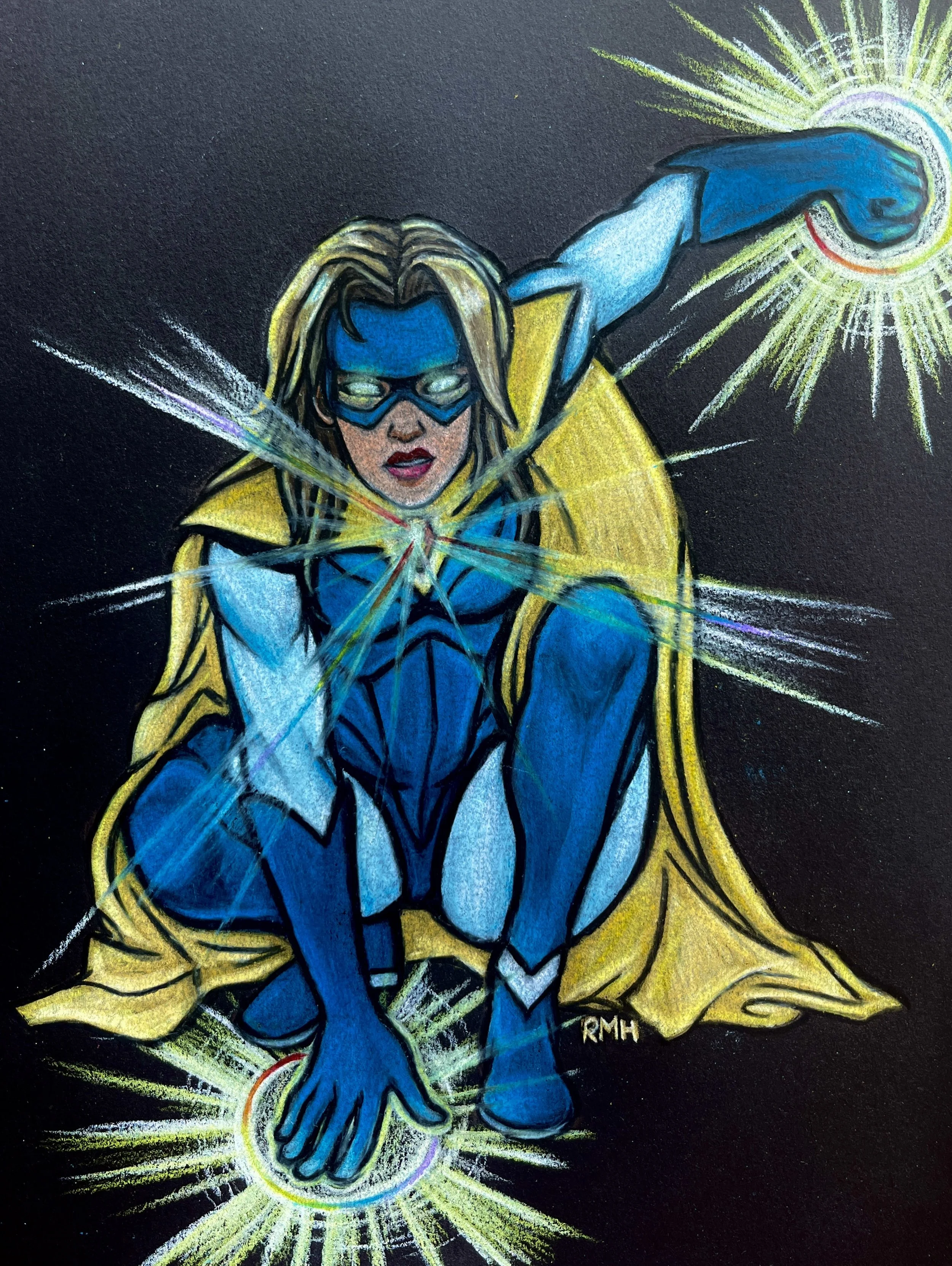 Blonde Blazer (2025)
Colored Pencils & Pens
7x10 in