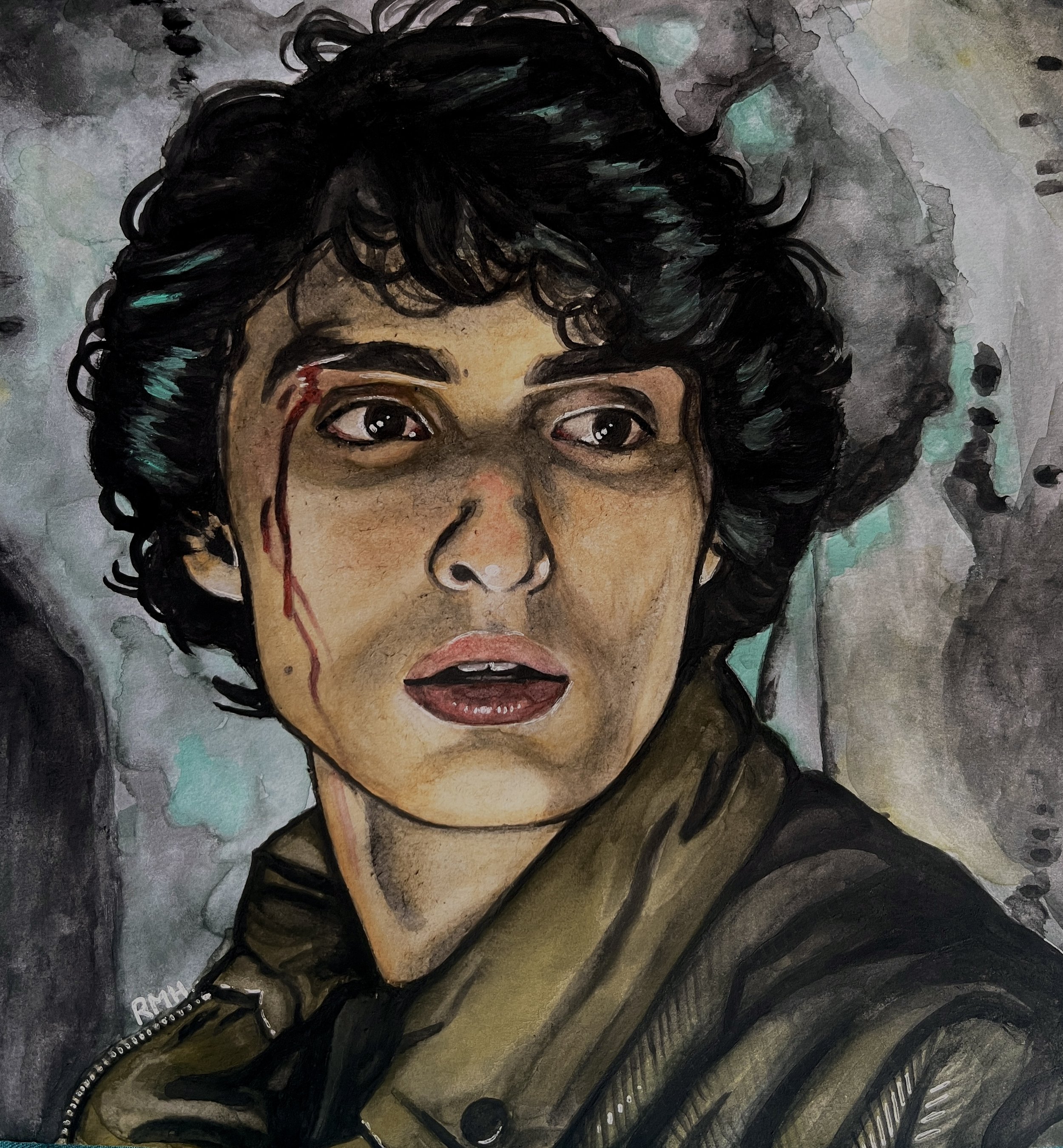 Commission: Mike Wheeler (2026)
Watercolor & Pens