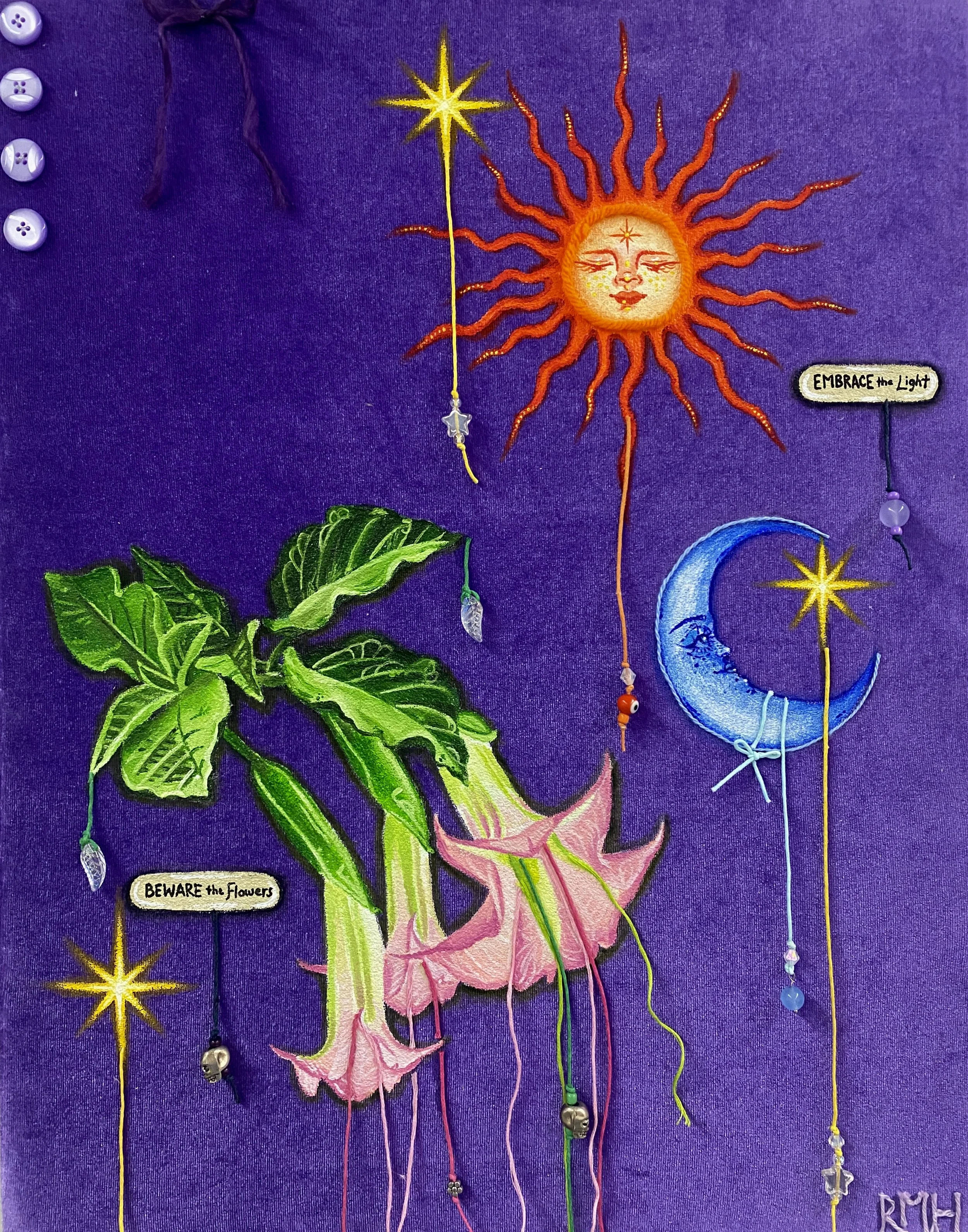 Two Choices (2023)
Mixed Media on Velvet
11x14 in