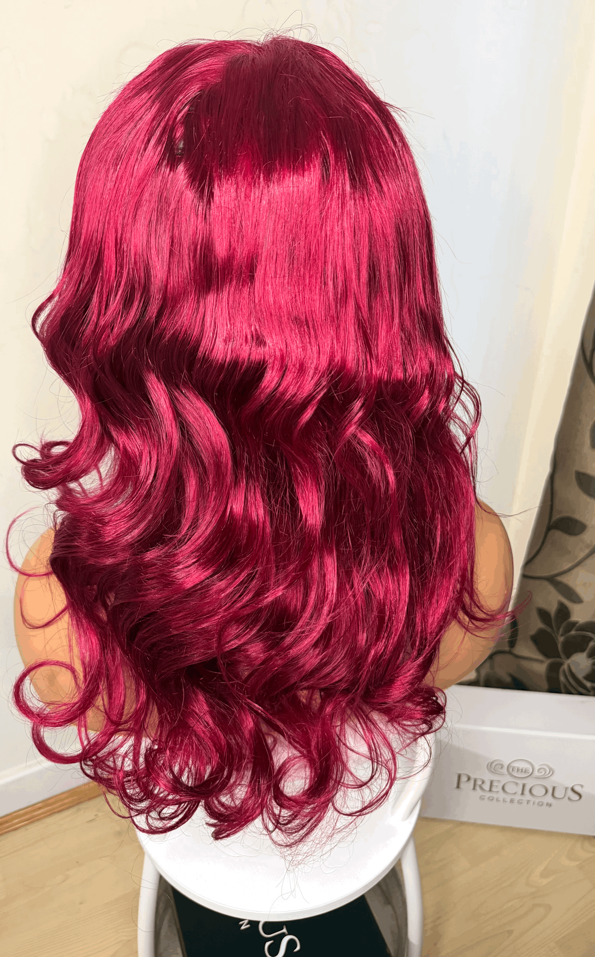 Rich Red Brazilian Wig - 26 Inch Red Brazilian Body Wave Wig 210% Density