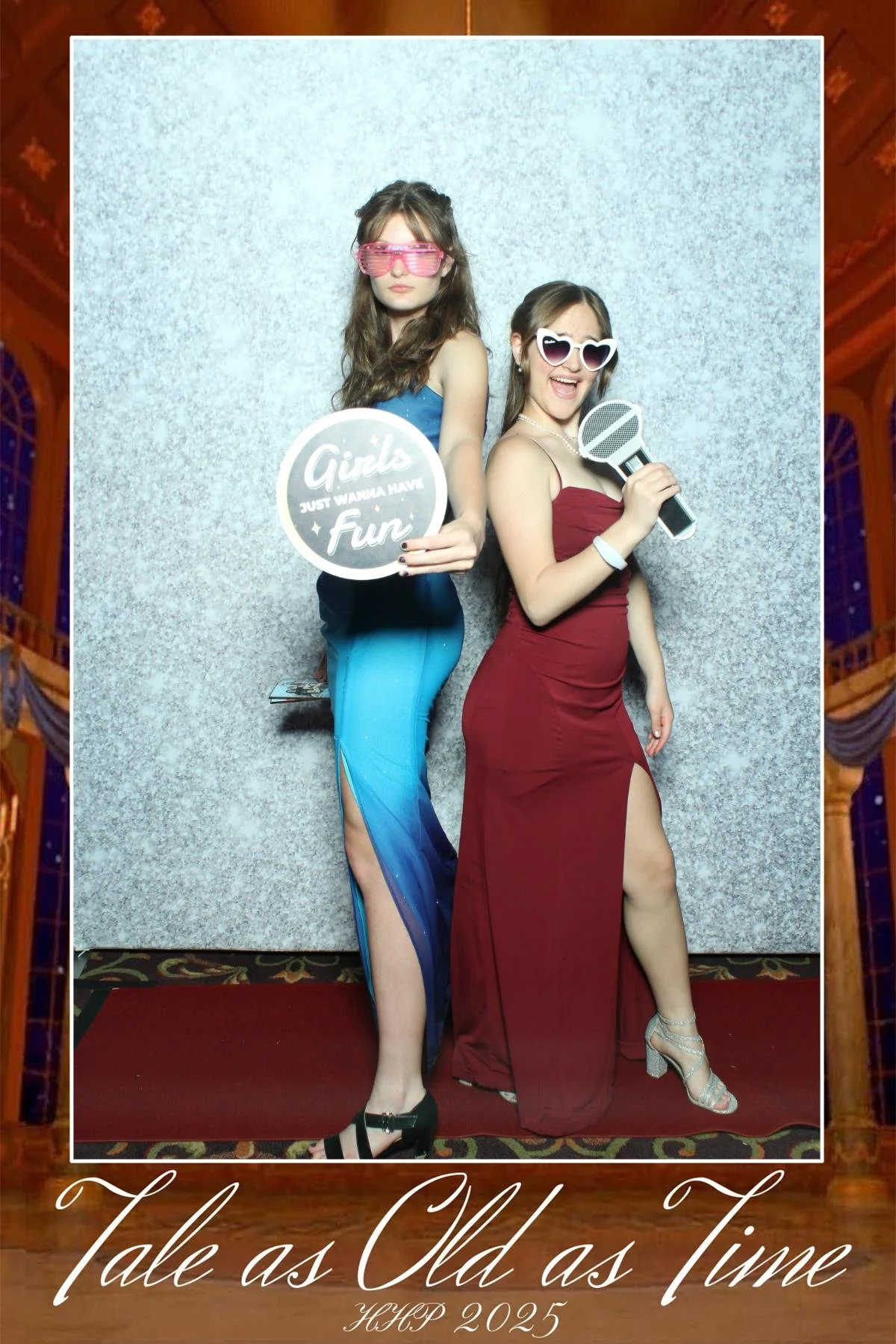 Outdoor photo booth with backdrop at an event in Indianapolis