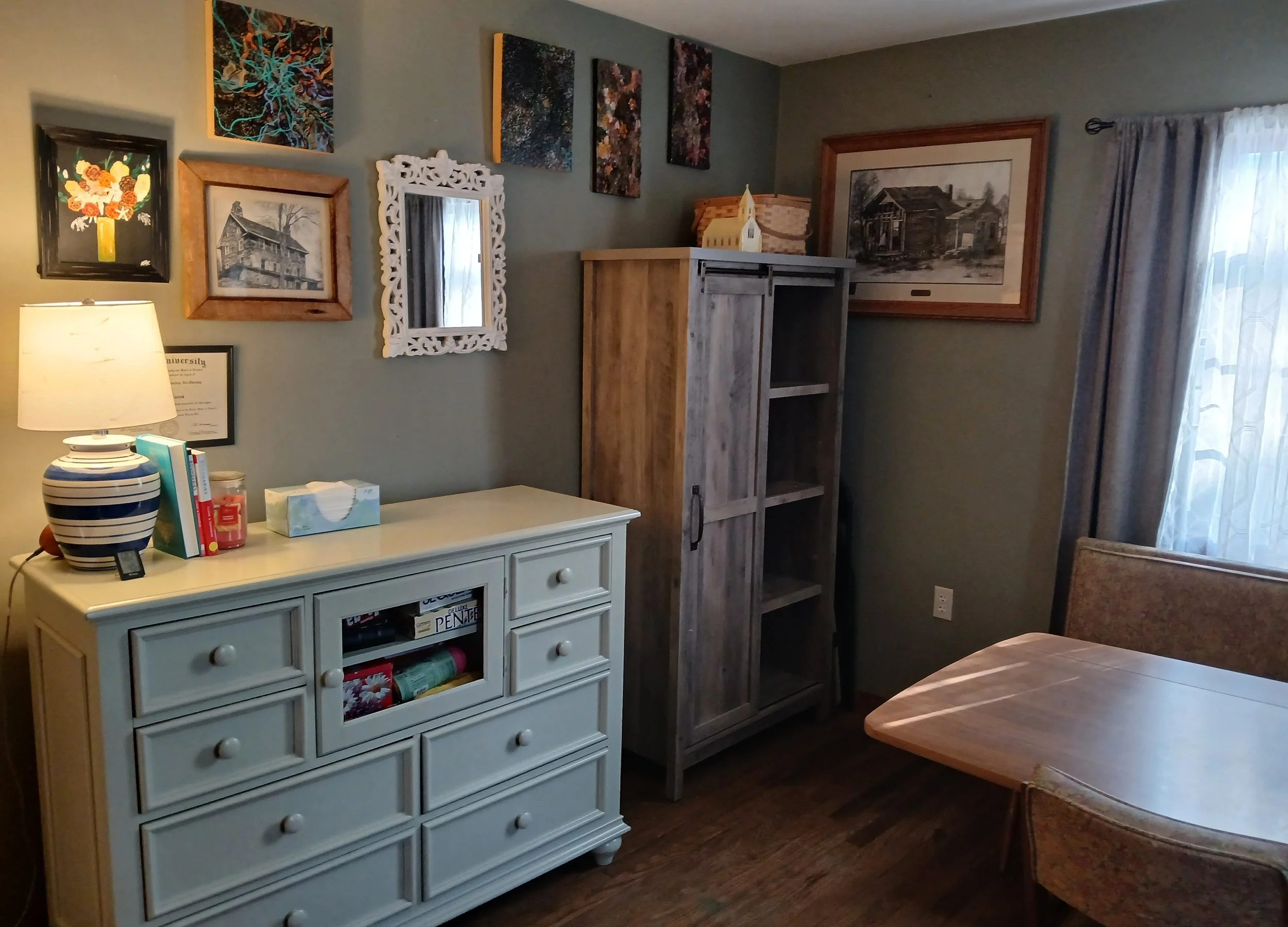 I am happy you're here and I welcome you to my telehealth office. Thank you for coming!