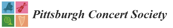 Pittsburgh Concert Society logo.