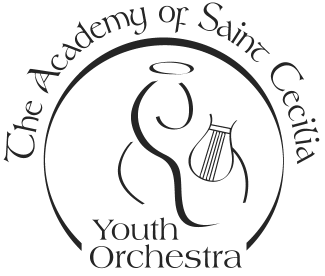 Academy of Saint Cecilia Youth Orchestra logo.