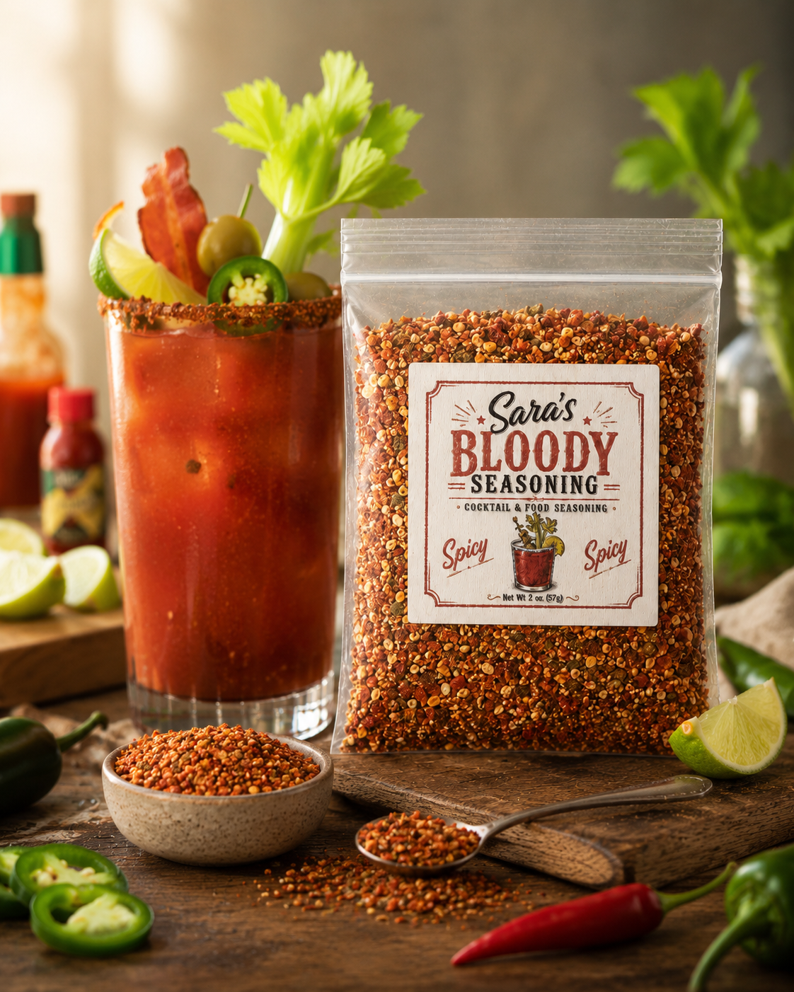 Sara's SPICY! Bloody Seasoning