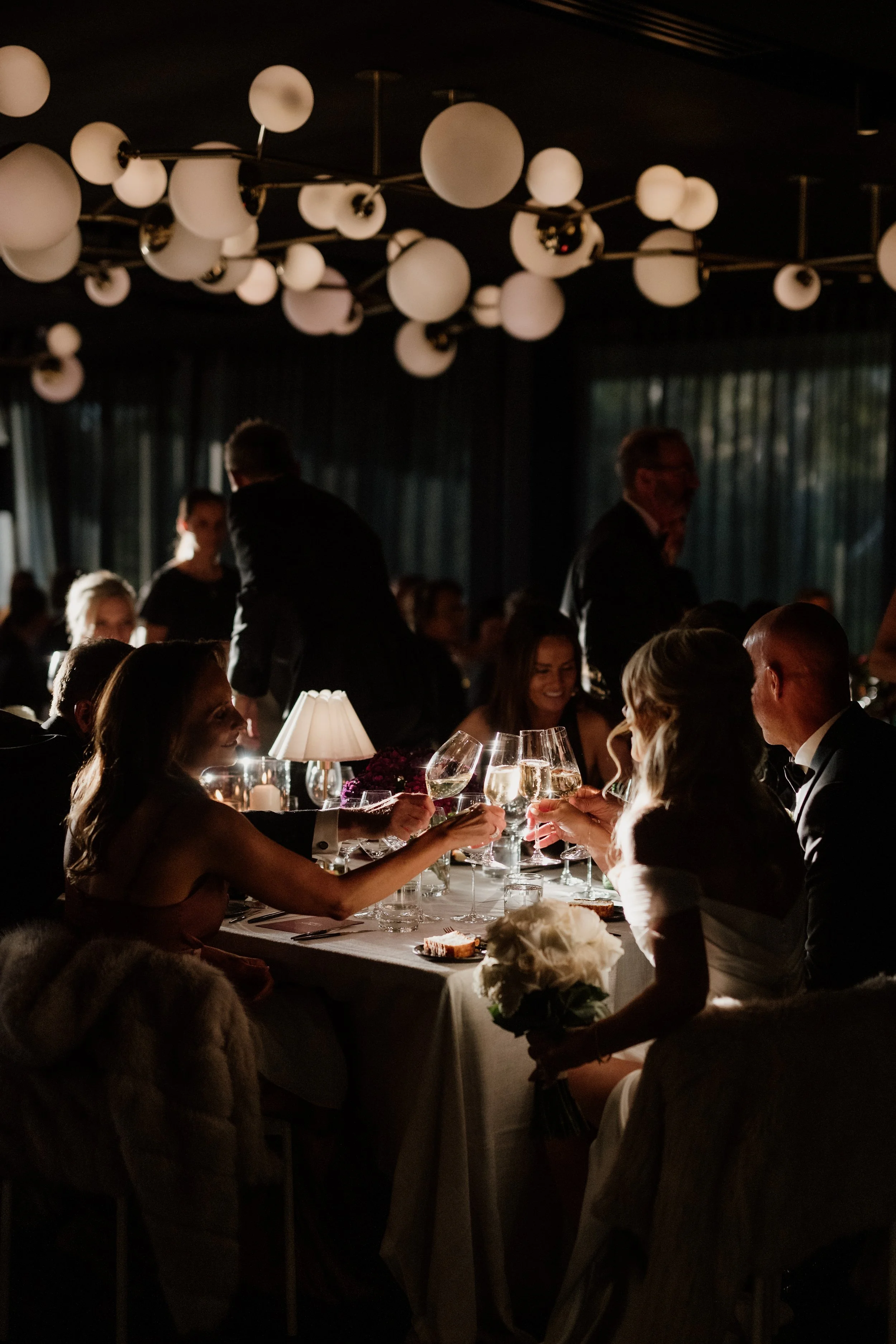 Elegant reception styling at Jackalope Hotel. 