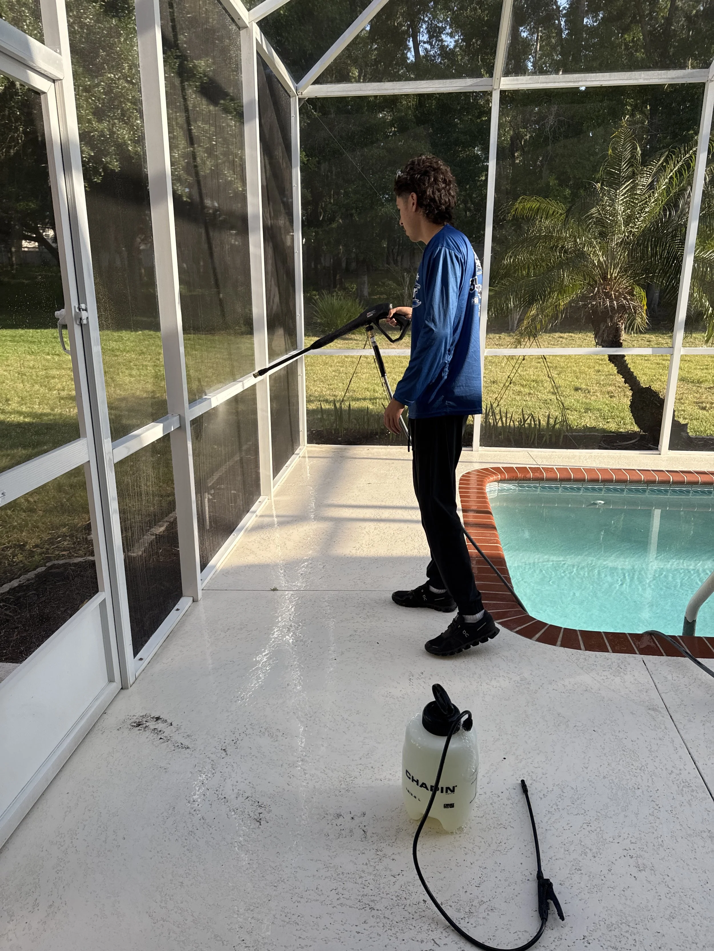 pressure washing in Beverly Hills, Florida by The Exterior Guys
