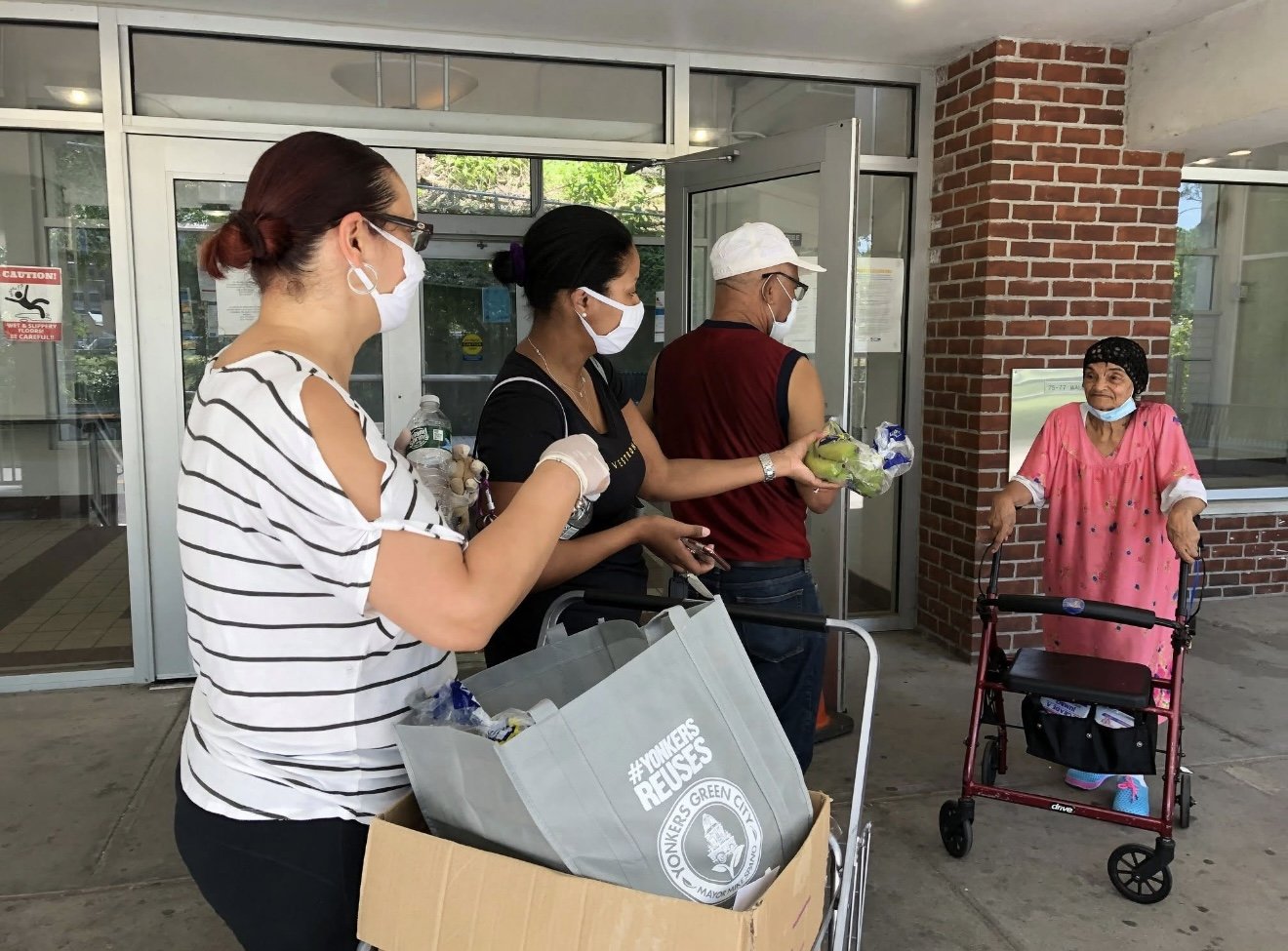 Corazon Pineda-Isaac with Leslye in Yonkers